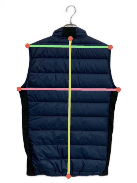 お値下げ　アディダス ダウンベストＸＬ 新品未使用 中古・古着通販】adidas (アディダス) ダウンベスト ネイビー サイズ:M
