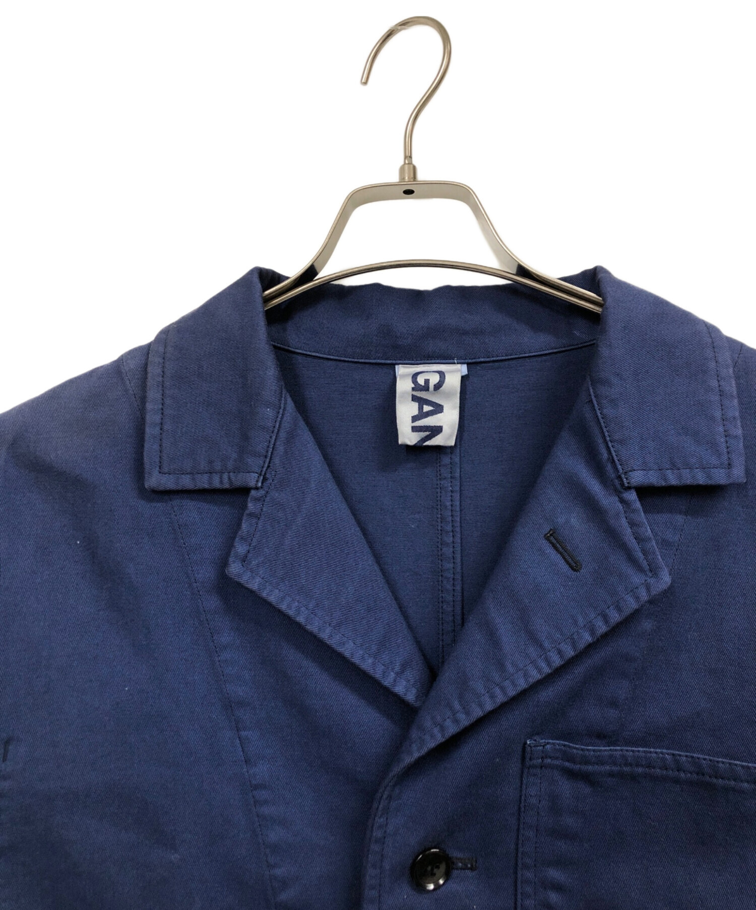中古・古着通販】GANRYU (ガンリュウ) ショップコート ネイビー サイズ
