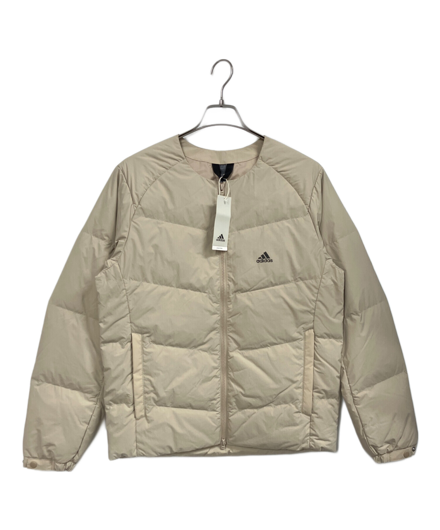中古・古着通販】adidas (アディダス) ダウンジャケット ベージュ 