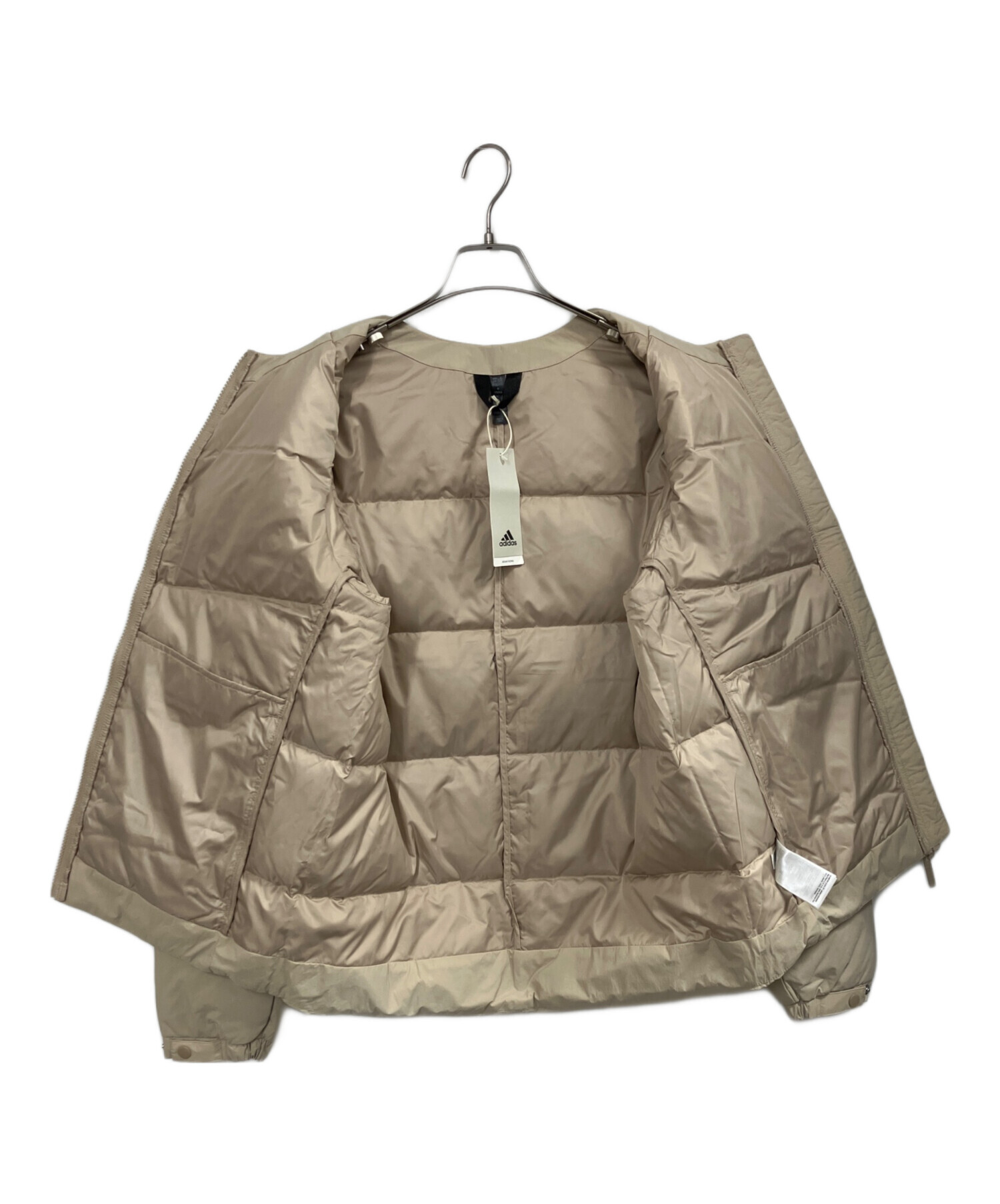 中古・古着通販】adidas (アディダス) ダウンジャケット ベージュ