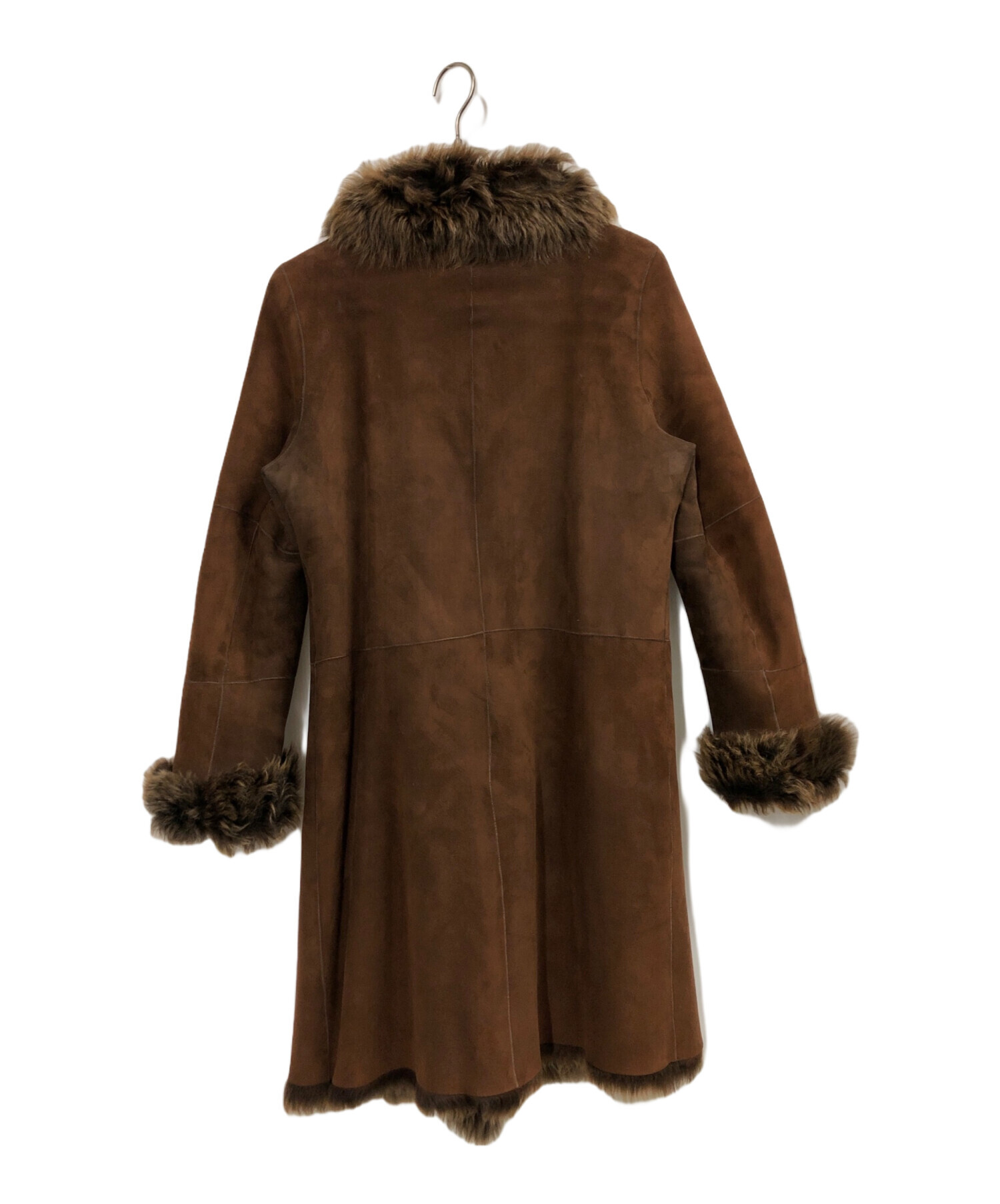 中古・古着通販】JOSEPH (ジョゼフ) ムートンコート ブラウン サイズ