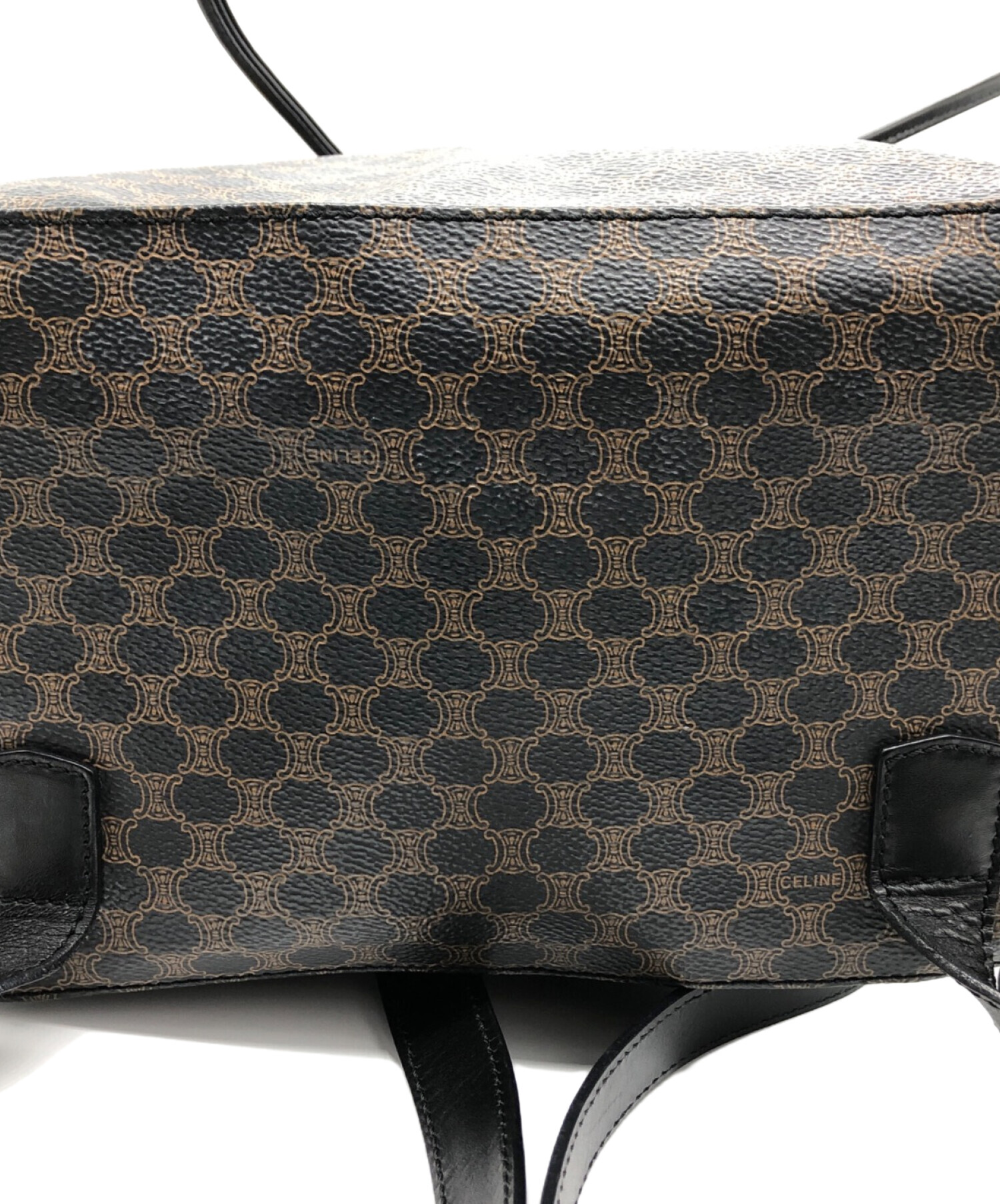 中古・古着通販】CELINE (セリーヌ) リュック ブラック×ブラウン