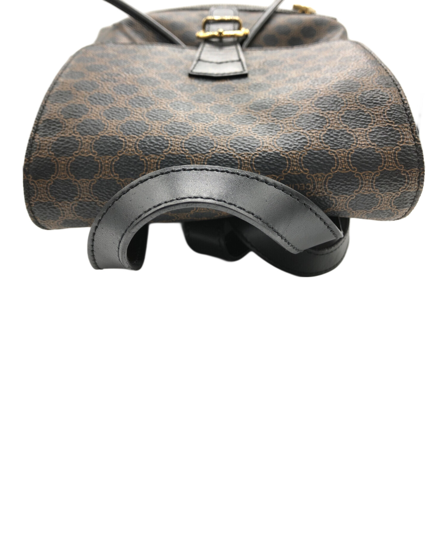 中古・古着通販】CELINE (セリーヌ) リュック ブラック×ブラウン