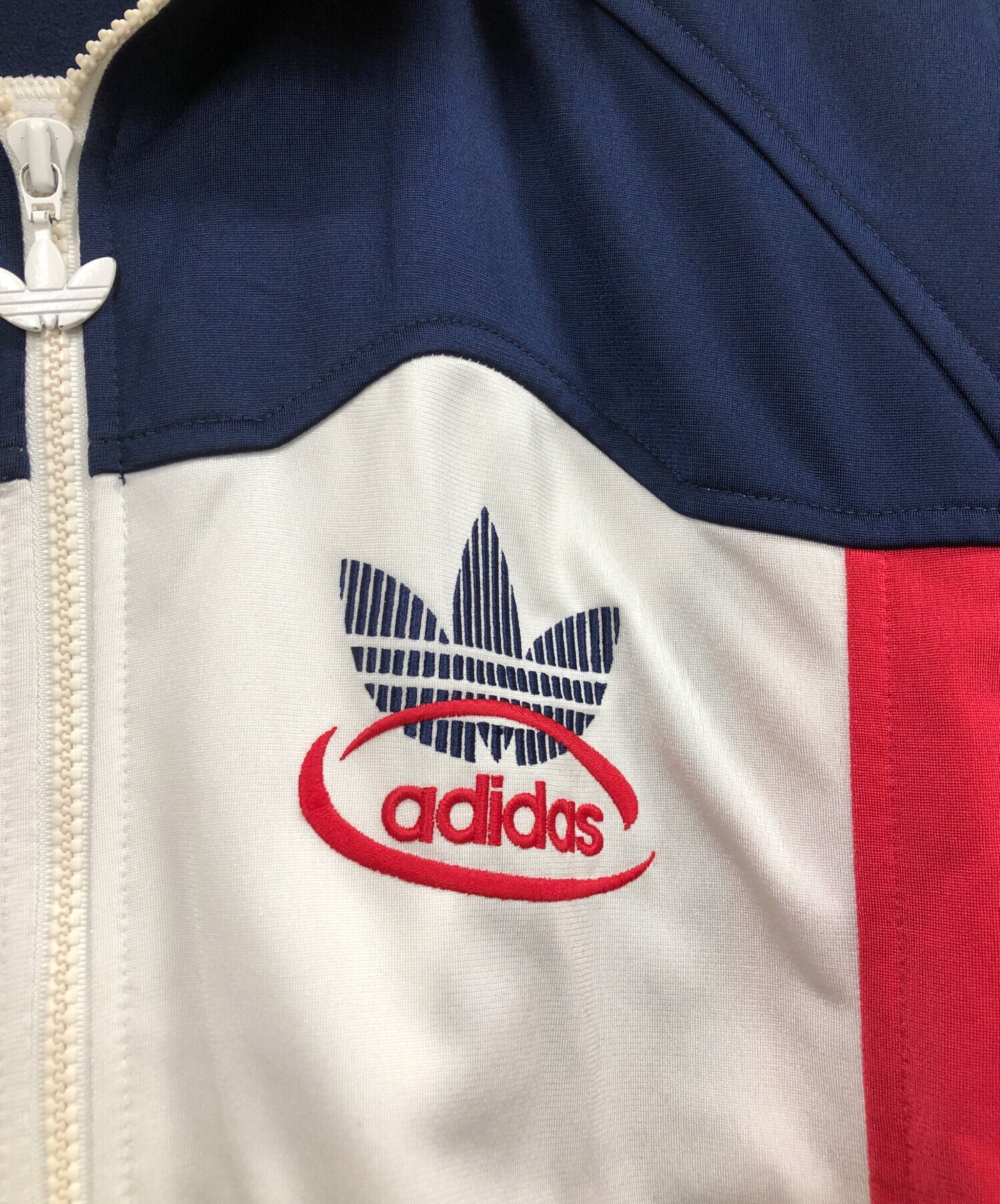 中古・古着通販】adidas (アディダス) ジップジャケット トリコロール