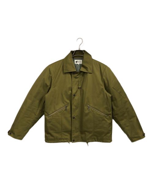 70sl2bフライトジャケット オリーブグリーン 中古・古着通販】BRITISH GREEN (ブリティッシュグリーン) フライト