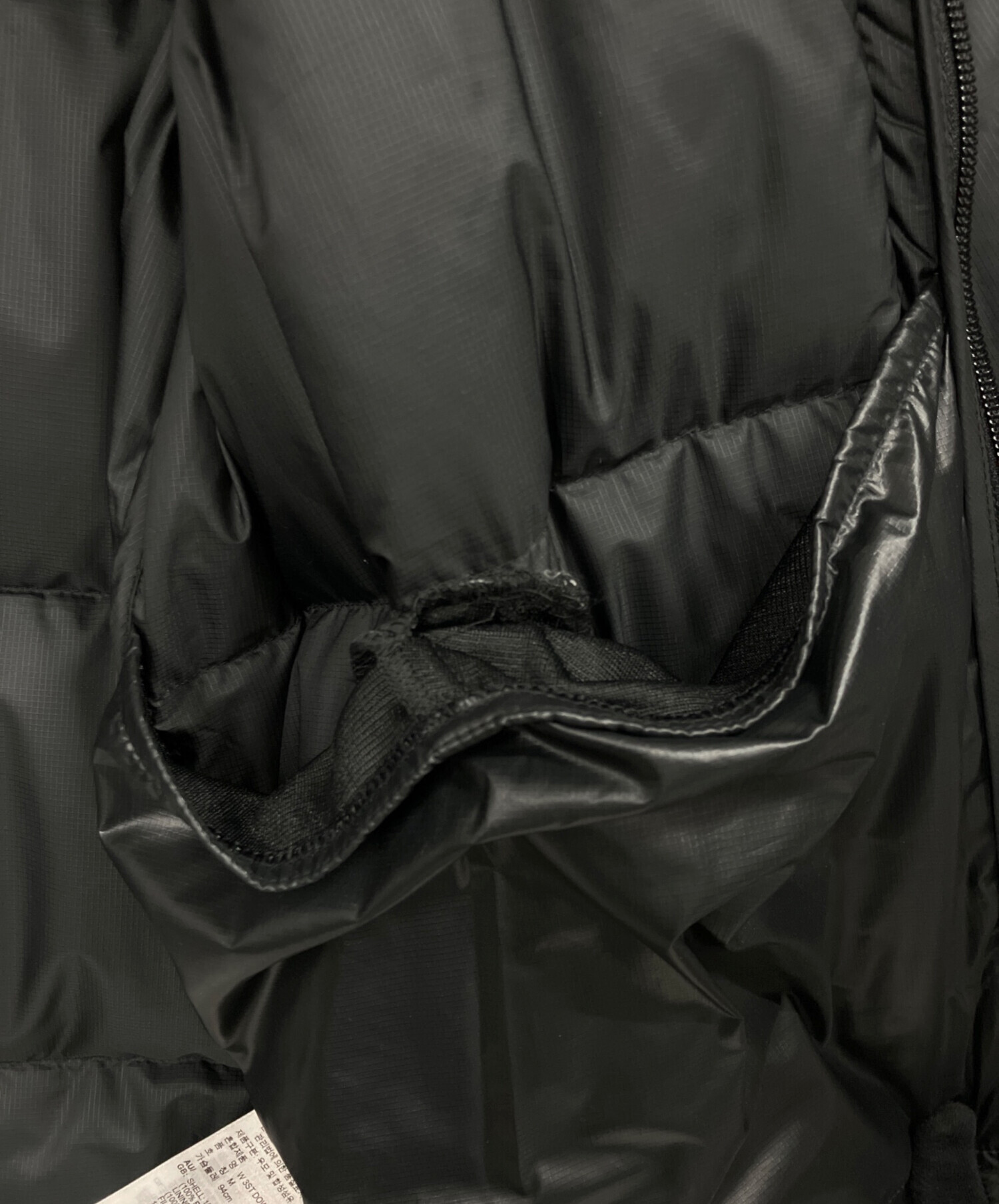 中古・古着通販】adidas (アディダス) ダウンジャケット ブラック