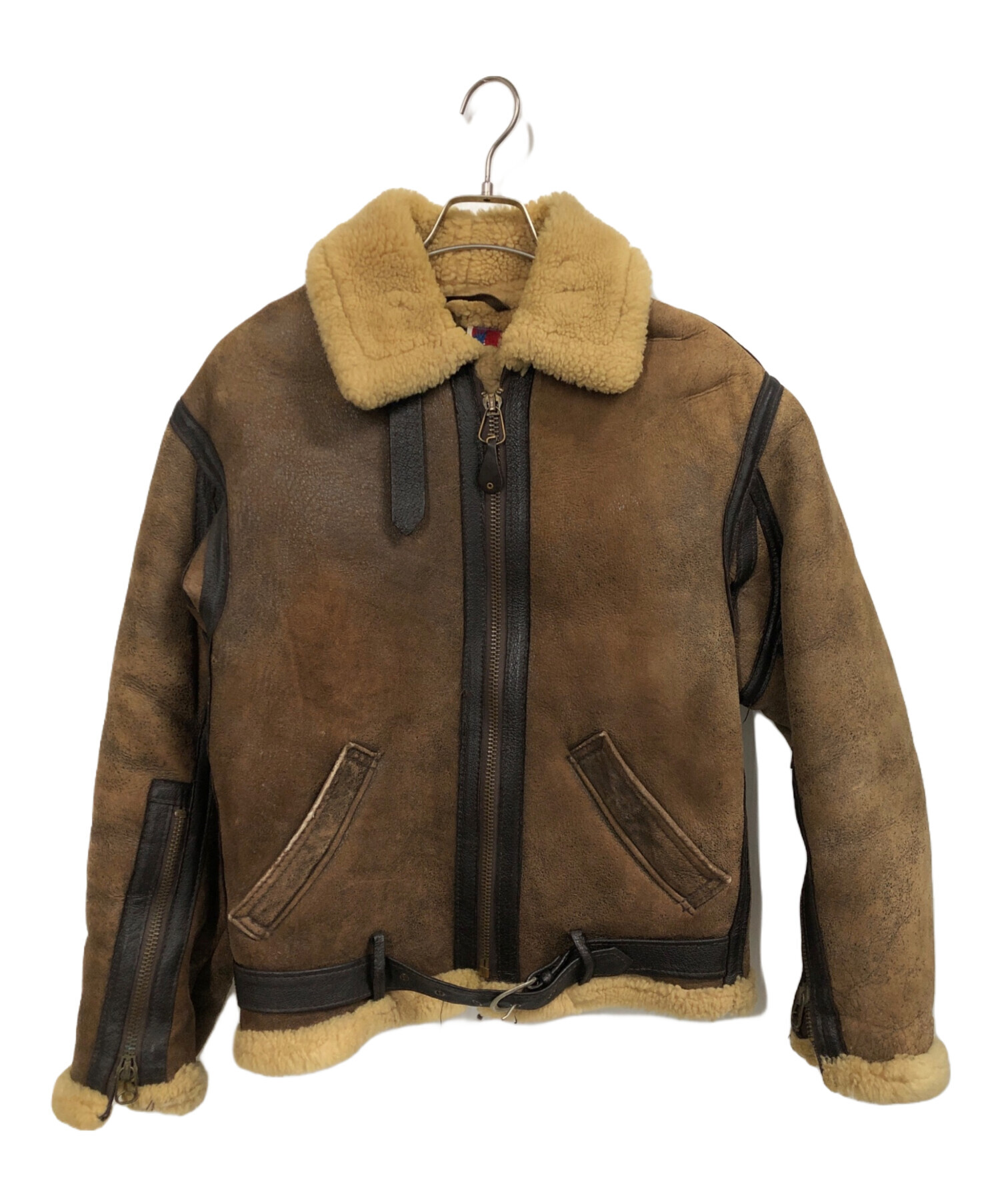 中古・古着通販】Schott (ショット) フライトジャケット ブラウン