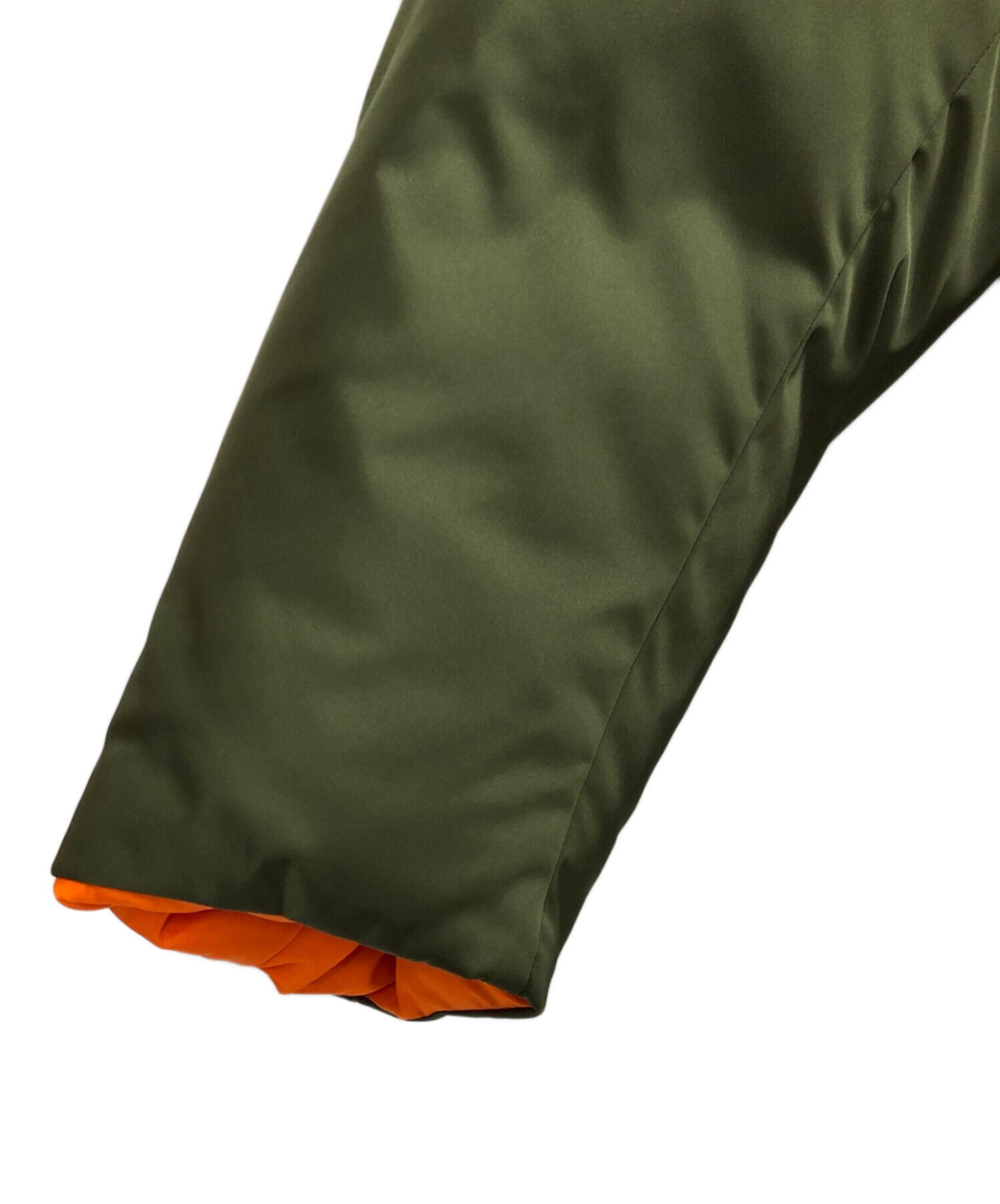 中古・古着通販】PRADA (プラダ) ダウンジャケット グリーン サイズ:L