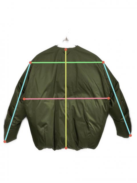 中古・古着通販】PRADA (プラダ) ダウンジャケット グリーン サイズ:L