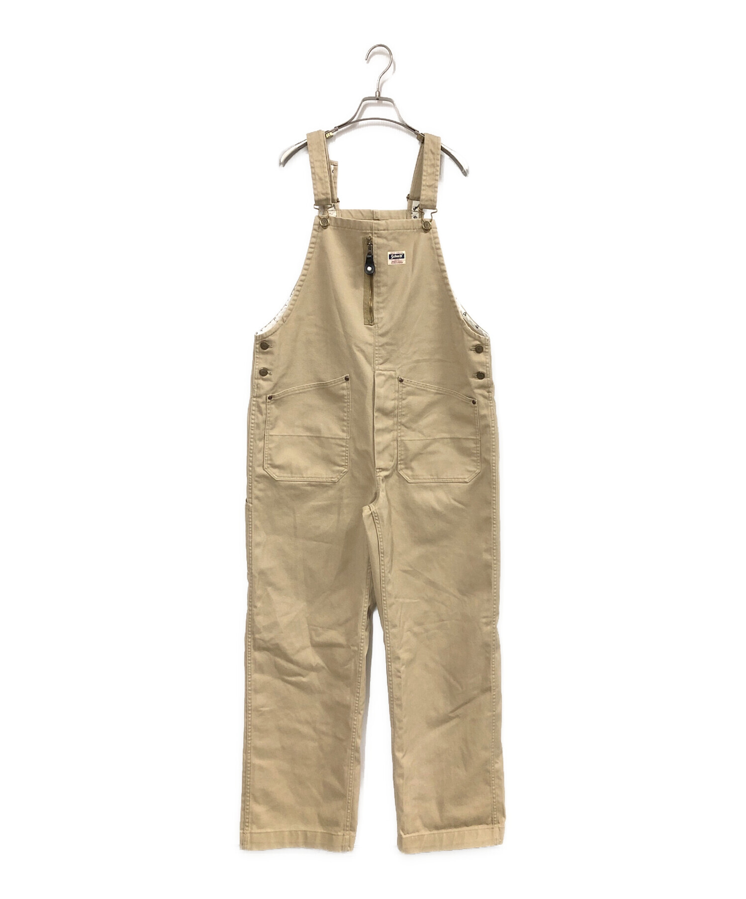 中古・古着通販】Schott (ショット) TC OVERALL PANTS ベージュ サイズ