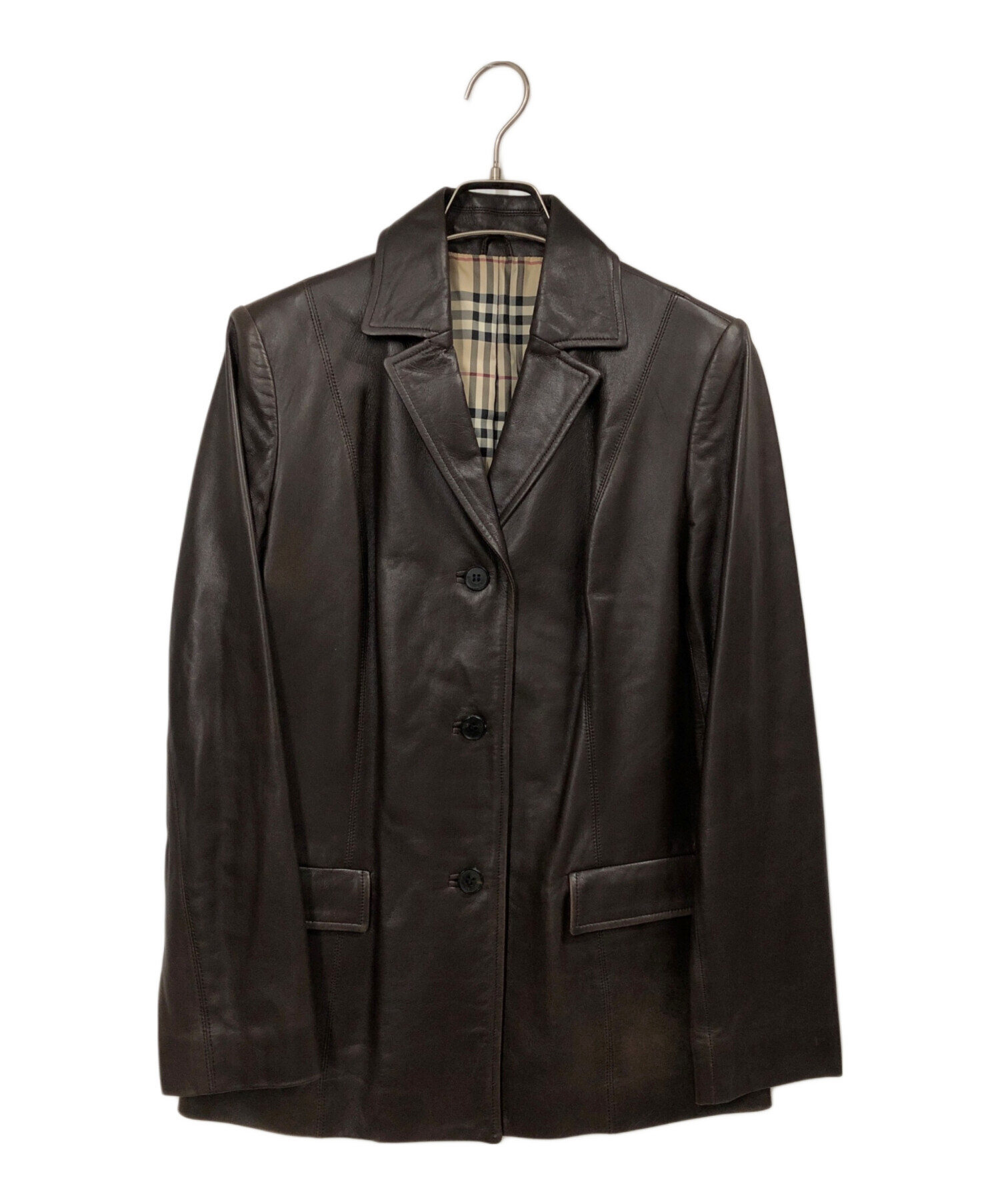 中古・古着通販】BURBERRY LONDON (バーバリーロンドン) ラムレザー
