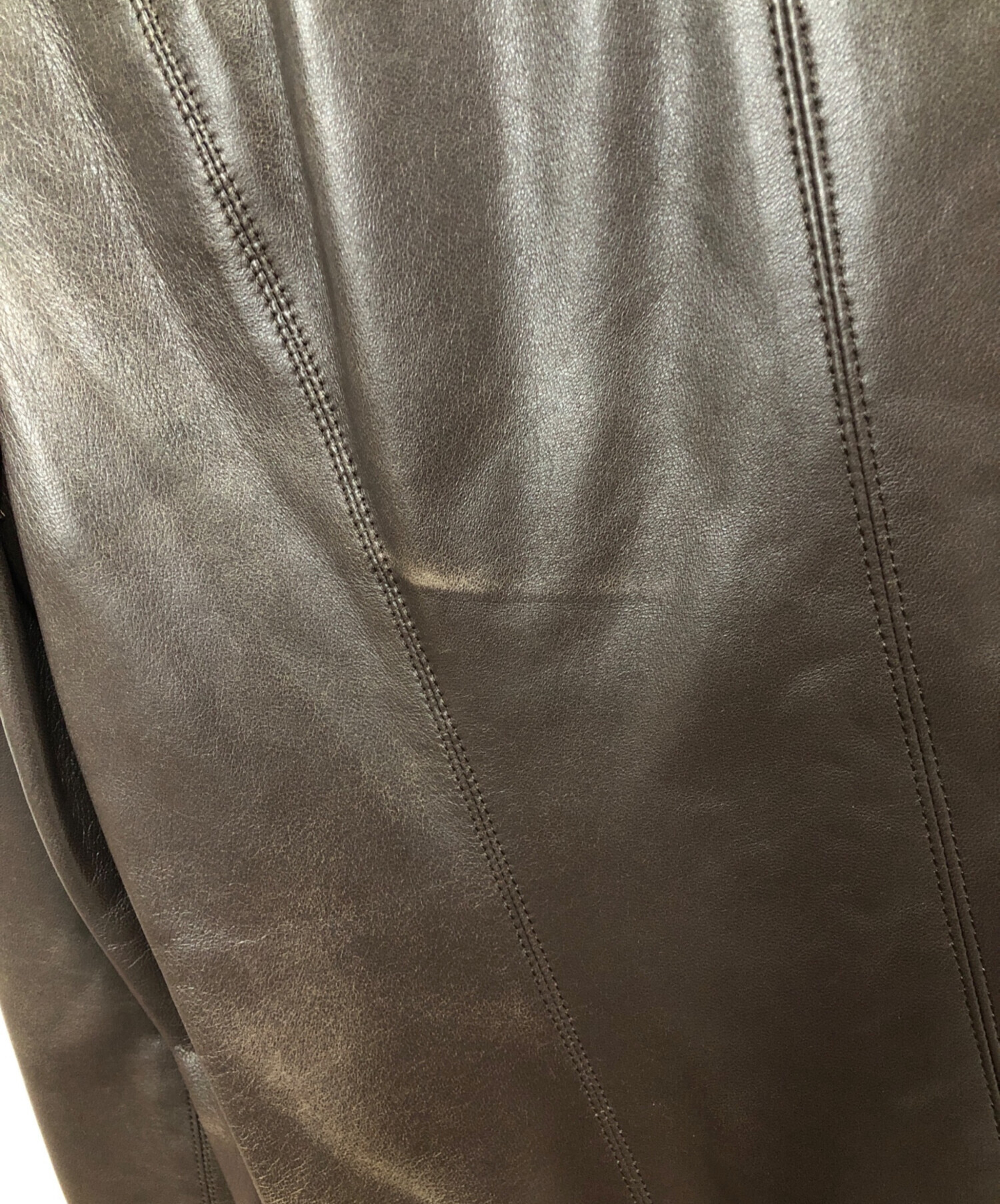 中古・古着通販】BURBERRY LONDON (バーバリーロンドン) ラムレザー
