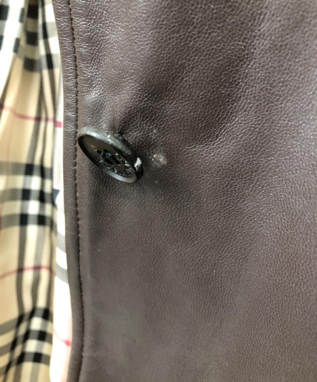 中古・古着通販】BURBERRY LONDON (バーバリーロンドン) ラムレザー