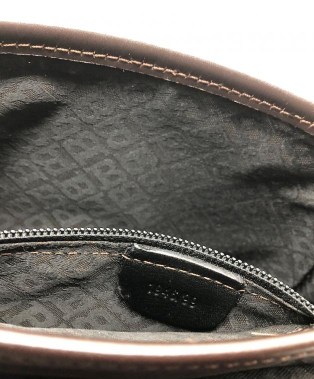 中古・古着通販】BALLY (バリー) Bロゴ ショルダーバッグ ブラウン
