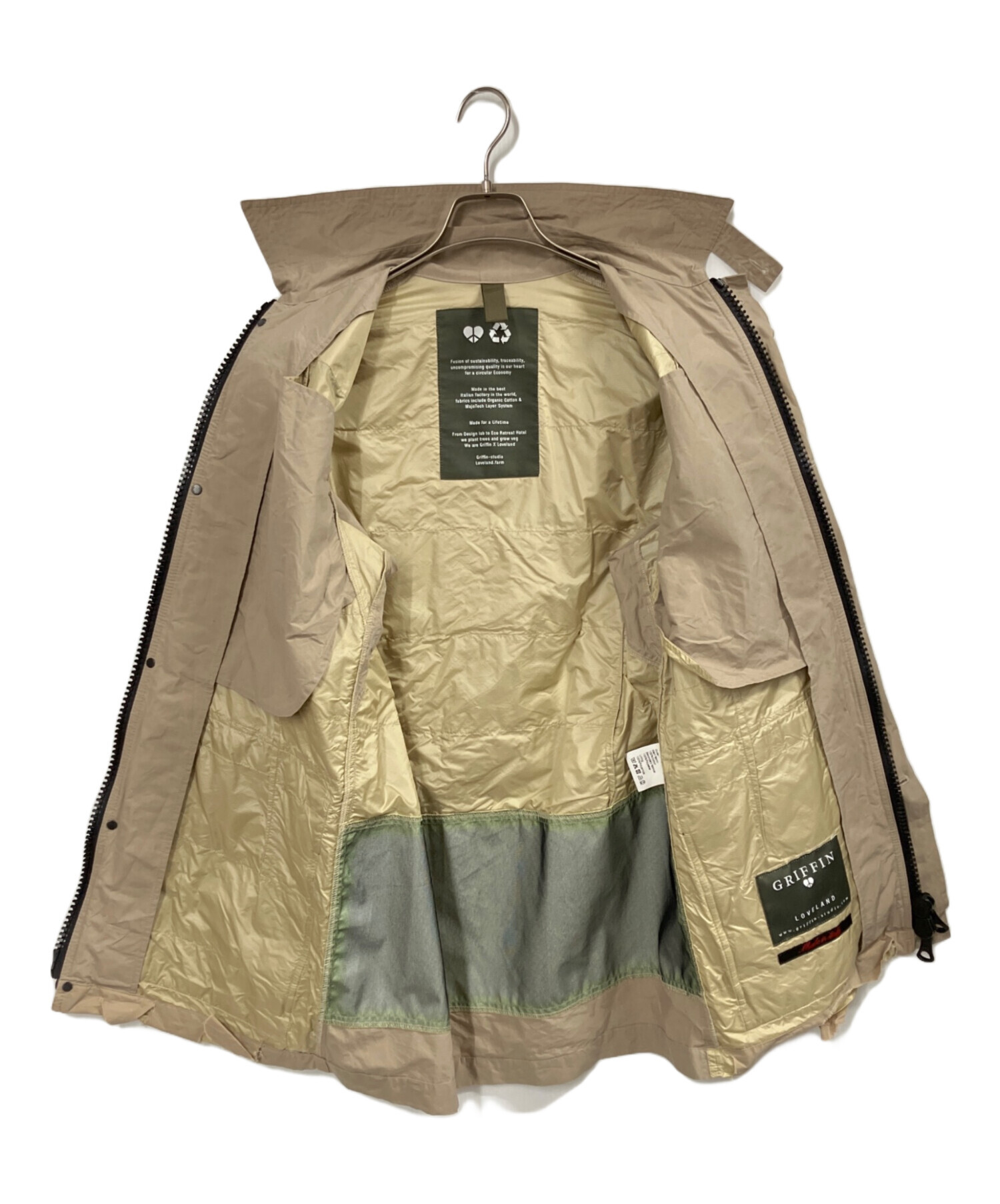中古・古着通販】GRIFFIN (グリフィン) Bladecut jacket ベージュ