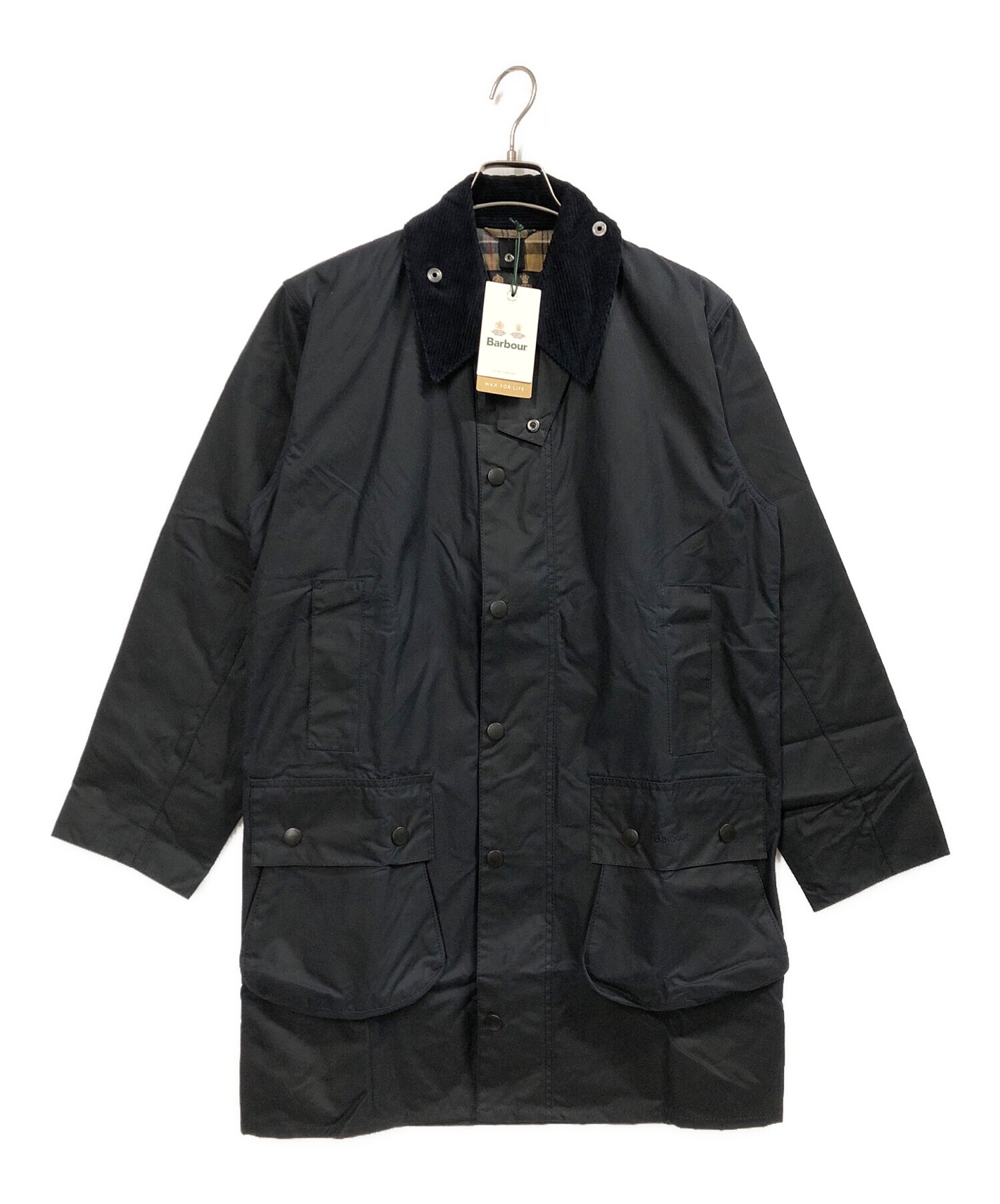 中古・古着通販】Barbour (バブアー) BORDER WAX JACKET ネイビー 