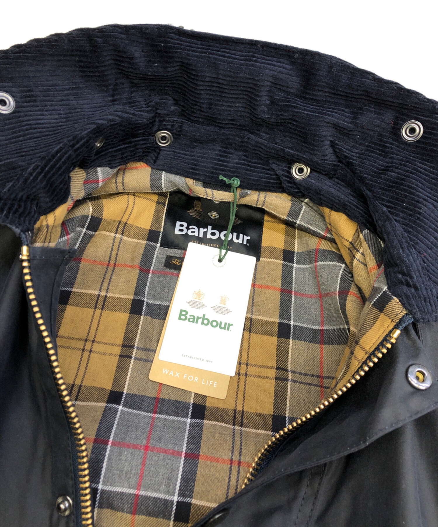 新品未使用 Barbour Border navy バブア ボーダー 36 2026年最新Yahoo 