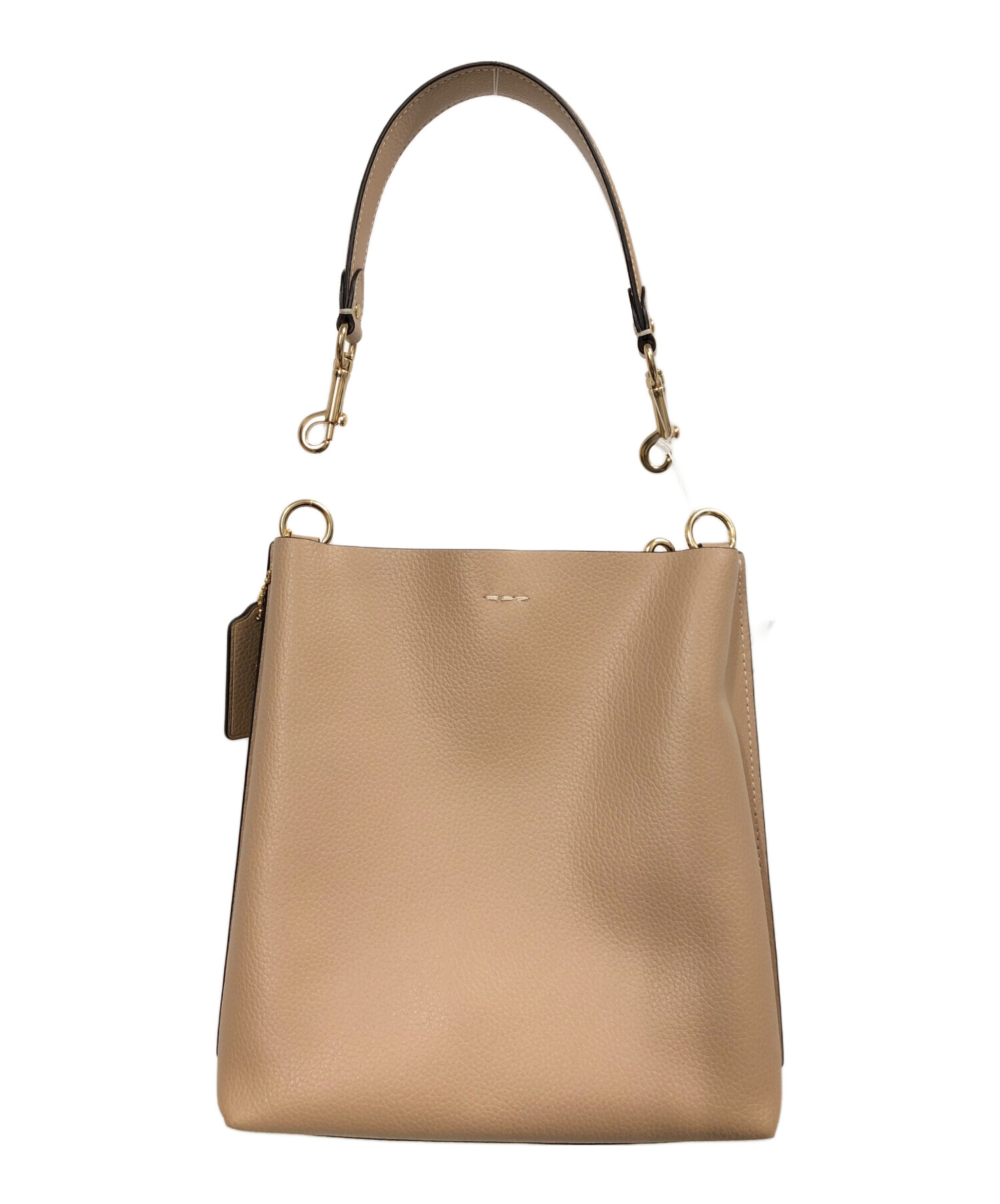 中古・古着通販】COACH (コーチ) 2WAYバッグ ベージュ｜ブランド・古着