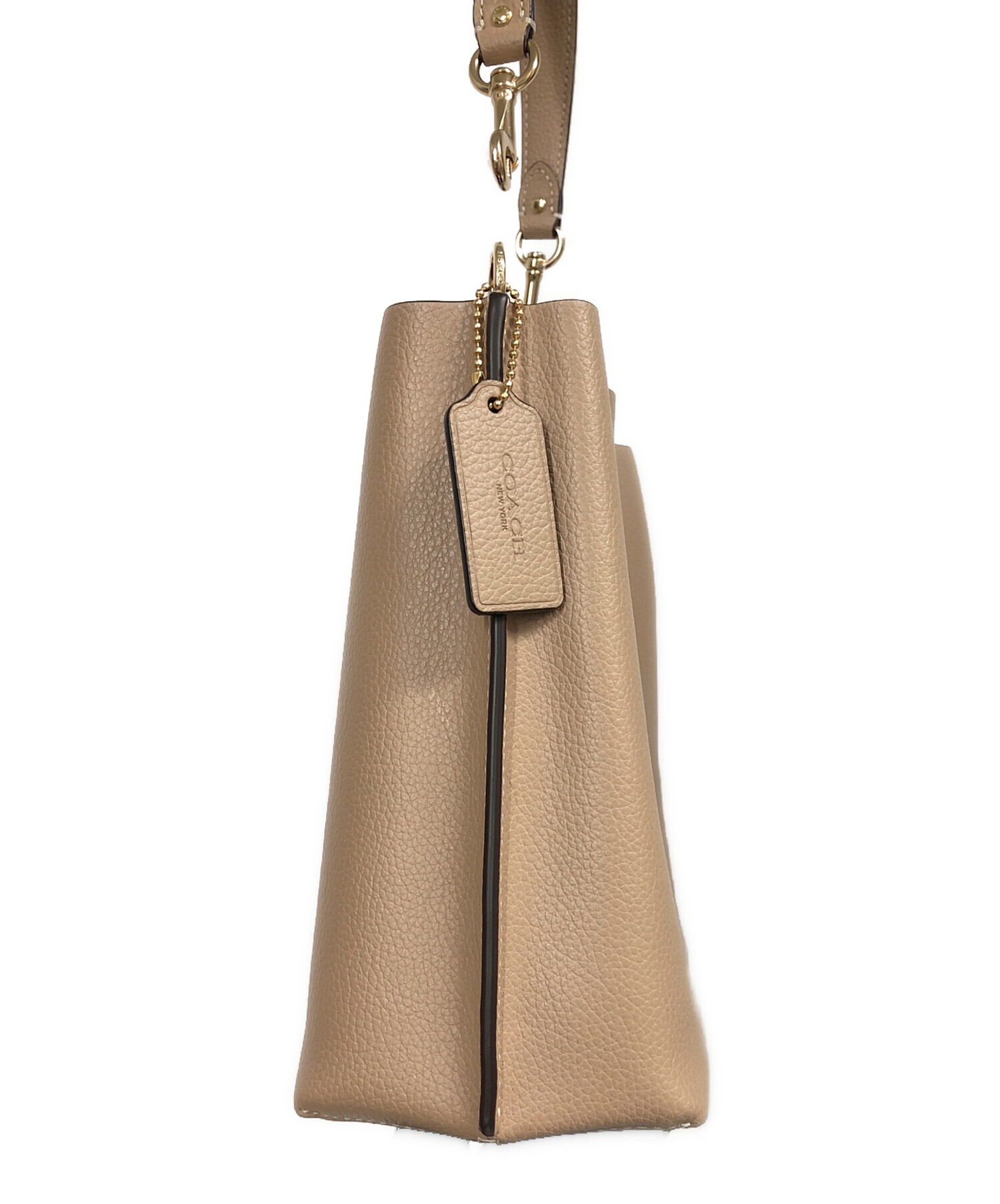 中古・古着通販】COACH (コーチ) 2WAYバッグ ベージュ｜ブランド・古着