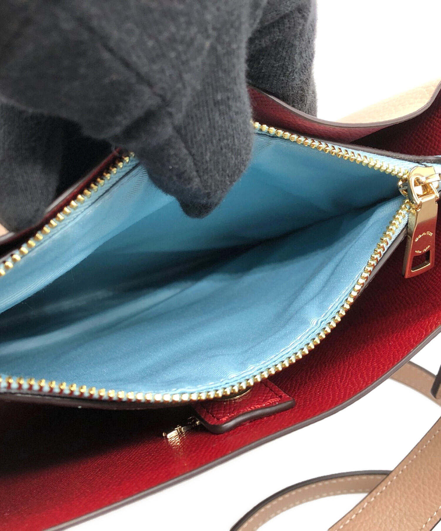 中古・古着通販】COACH (コーチ) 2WAYバッグ ベージュ|ブランド・古着 中古・古着通販】COACH (コーチ) 2WAYバッグ ベージュ|ブランド・古着