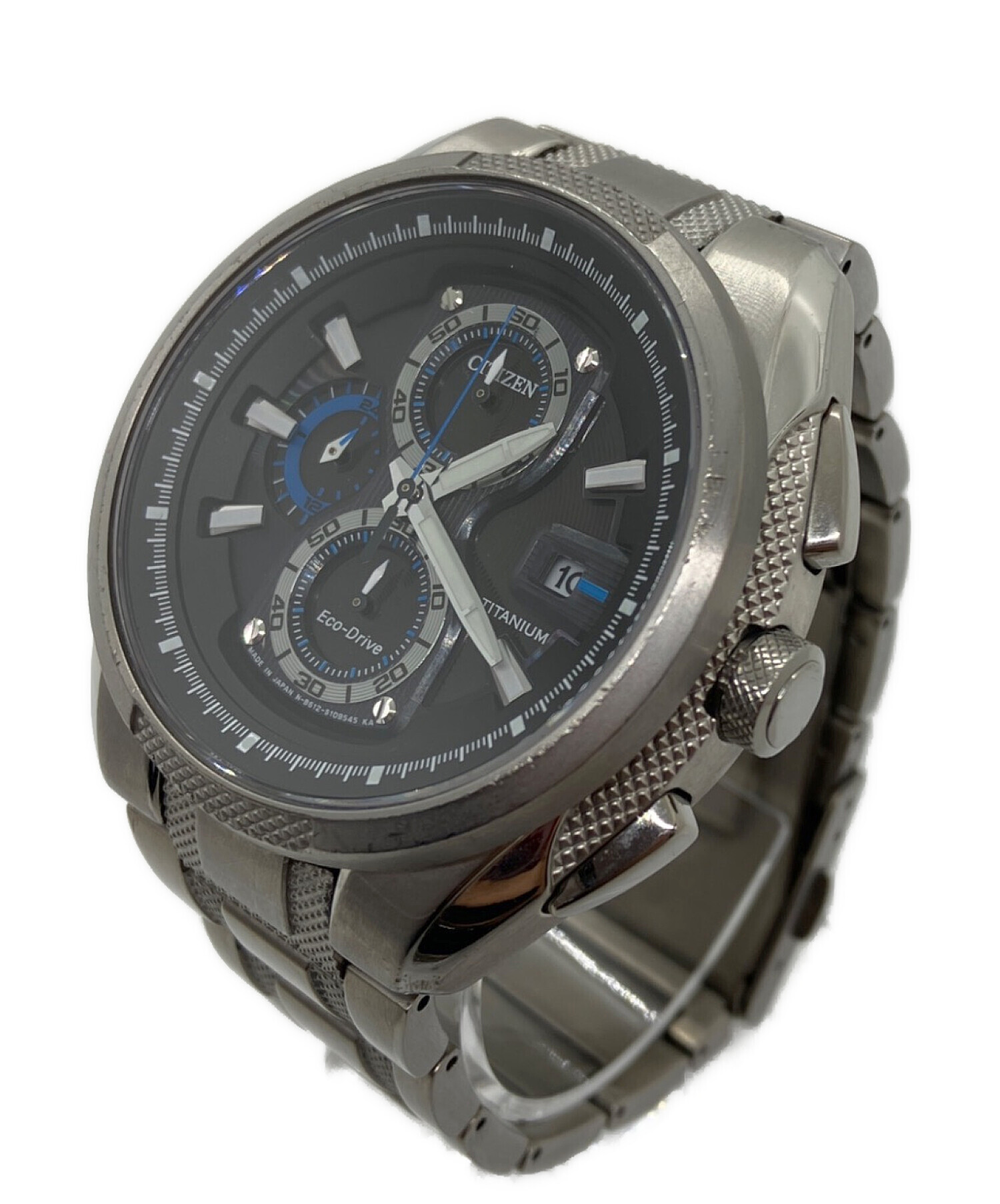 チューンド•タイゴング ハイオクターブ C#' 中古 中古・古着通販】CITIZEN (シチズン) エコドライブ クロノグラフ