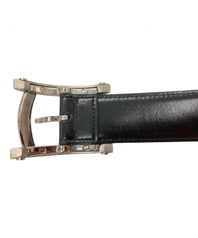 BVLGARI ブルガリ レザーベルト 未使用 中古・古着通販】BVLGARI (ブルガリ) レザーベルト ブラック｜ブランド