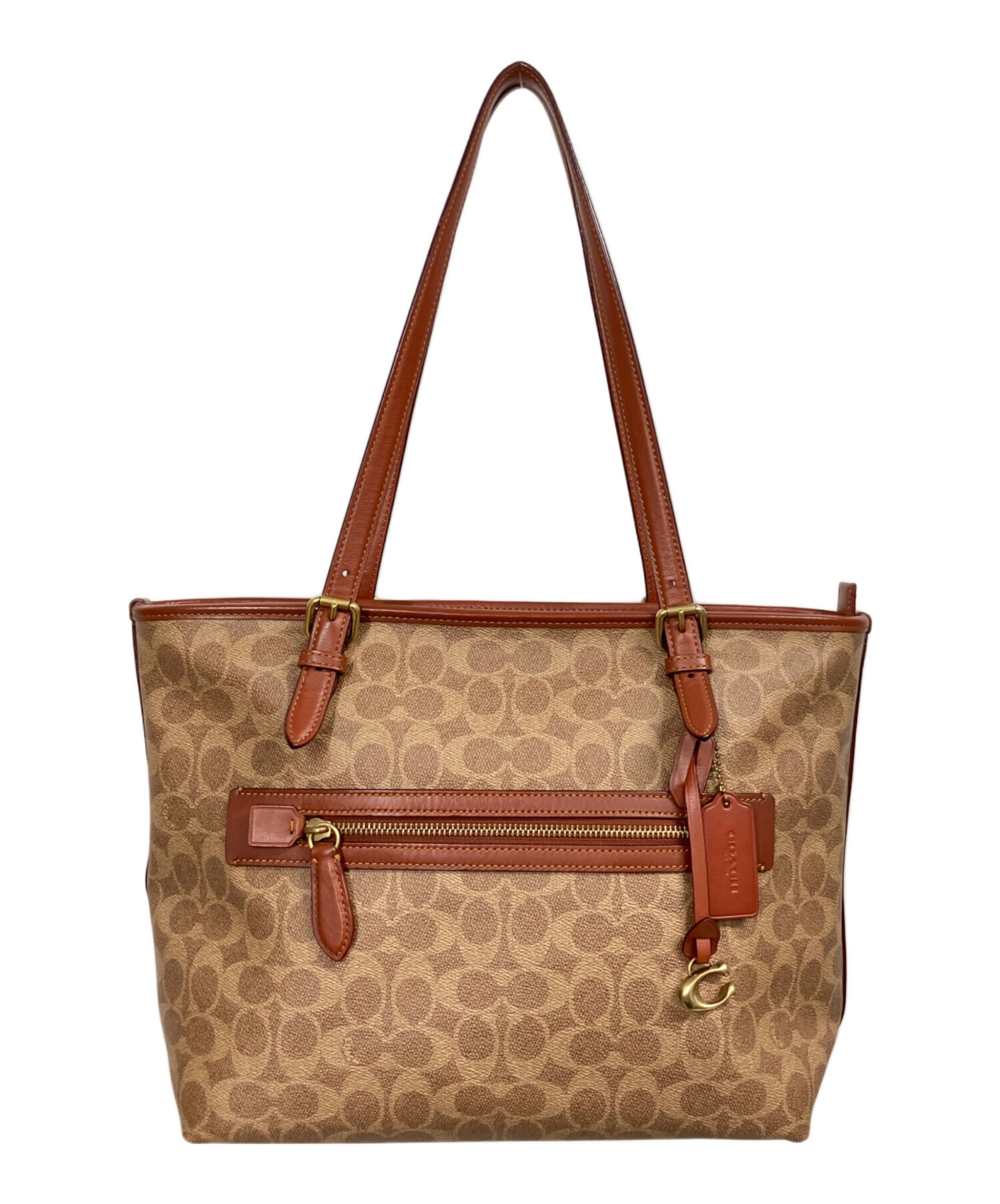 中古・古着通販】COACH (コーチ) シグネチャー/トートバッグ ブラウン