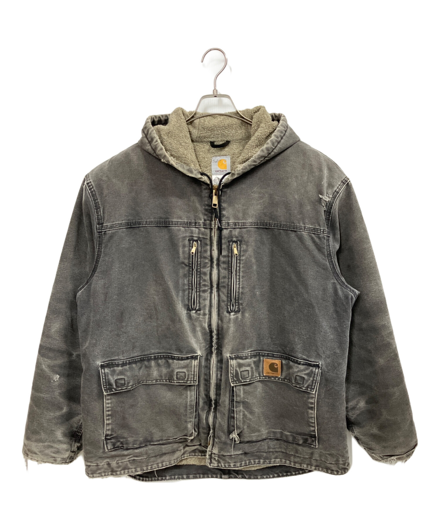 【古着】Carhartt チョアコート XL相当 グレー ダメージ ボロ 中古・古着通販】CarHartt (カーハート) サンドストーンジャクソン