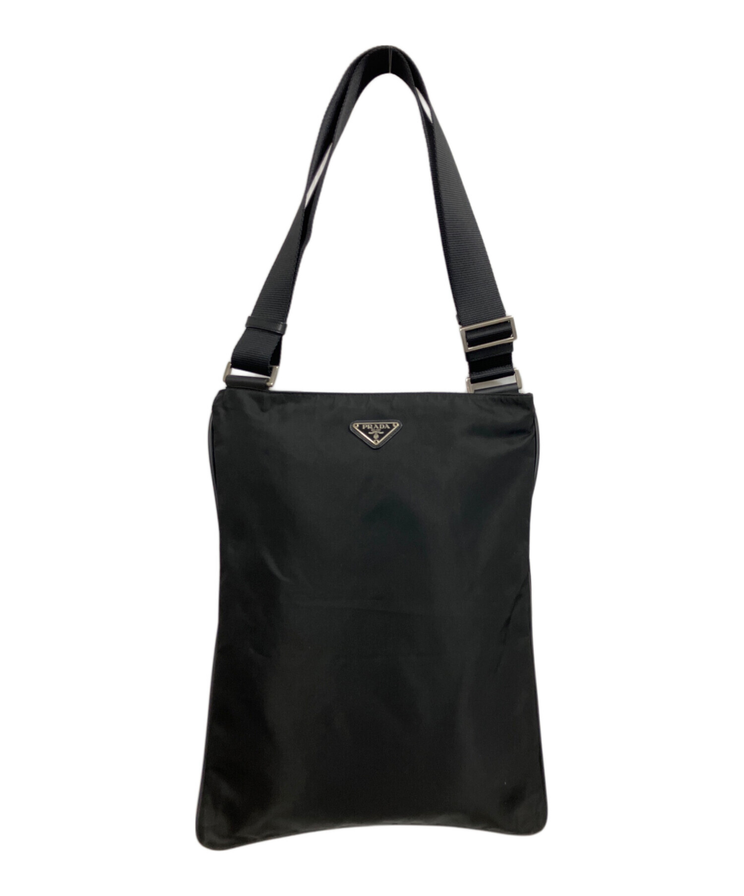 プラダ ナイロン･ショルダー  【Aランク】【中古】 中古・古着通販】PRADA (プラダ) ナイロンショルダーバッグ ブラック