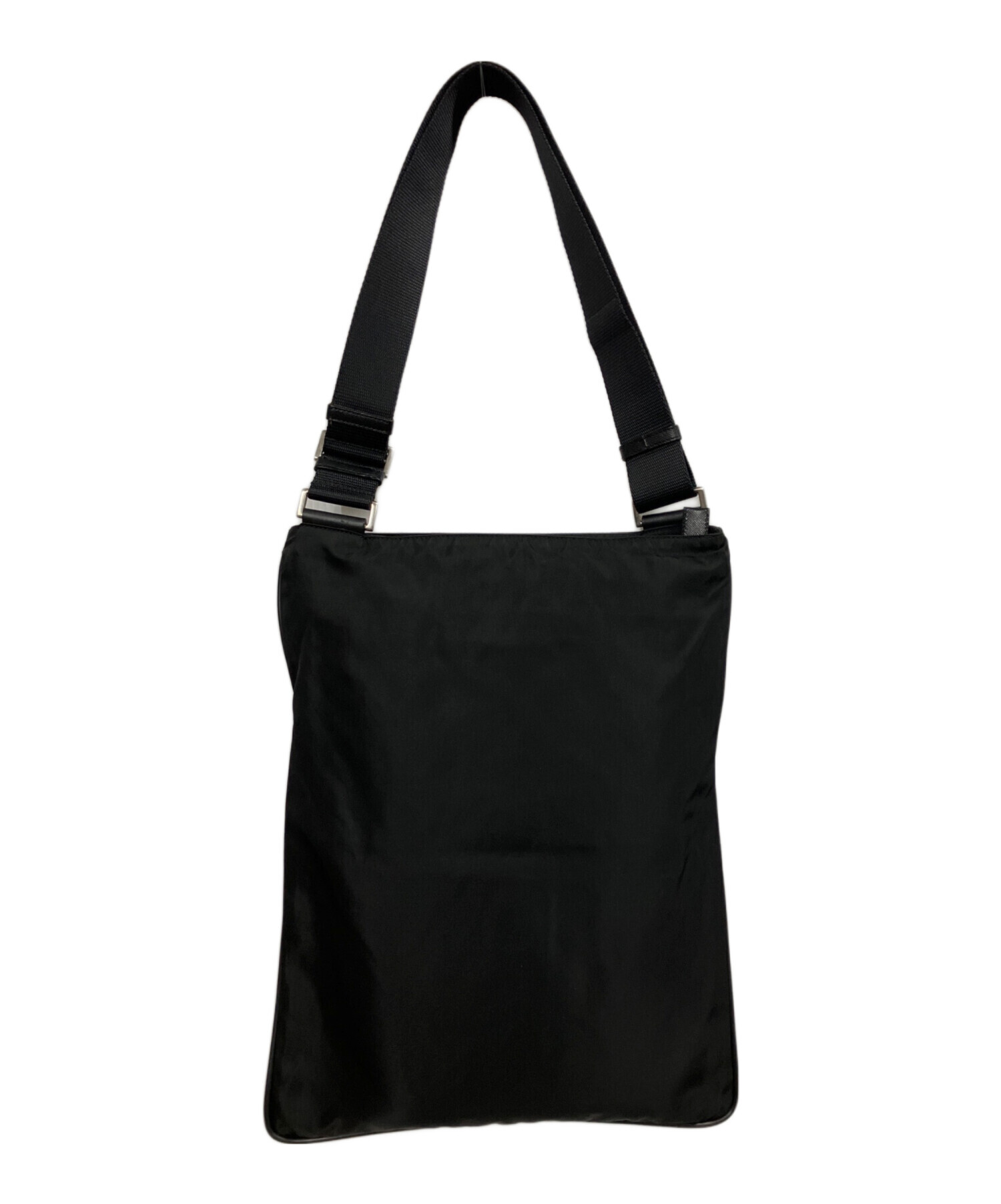 PRADA プラダ ショルダーバッグ  黒 【古着】【中古】【送料無料】 中古・古着通販】PRADA (プラダ) ショルダーバッグ ブラック｜ブランド