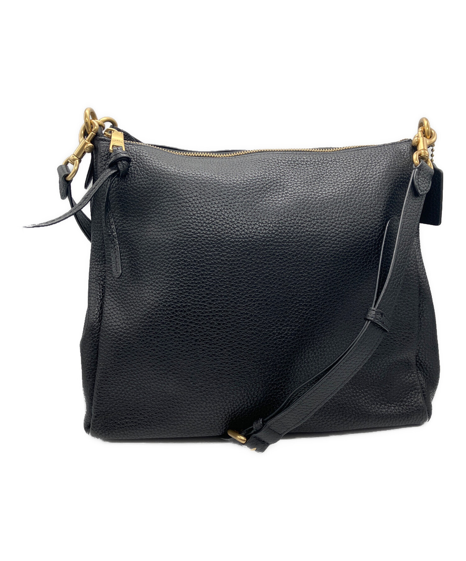 COACH 黒 2wayバッグ 中古・古着通販】COACH (コーチ) 2WAYバッグ ブラック｜ブランド・古着