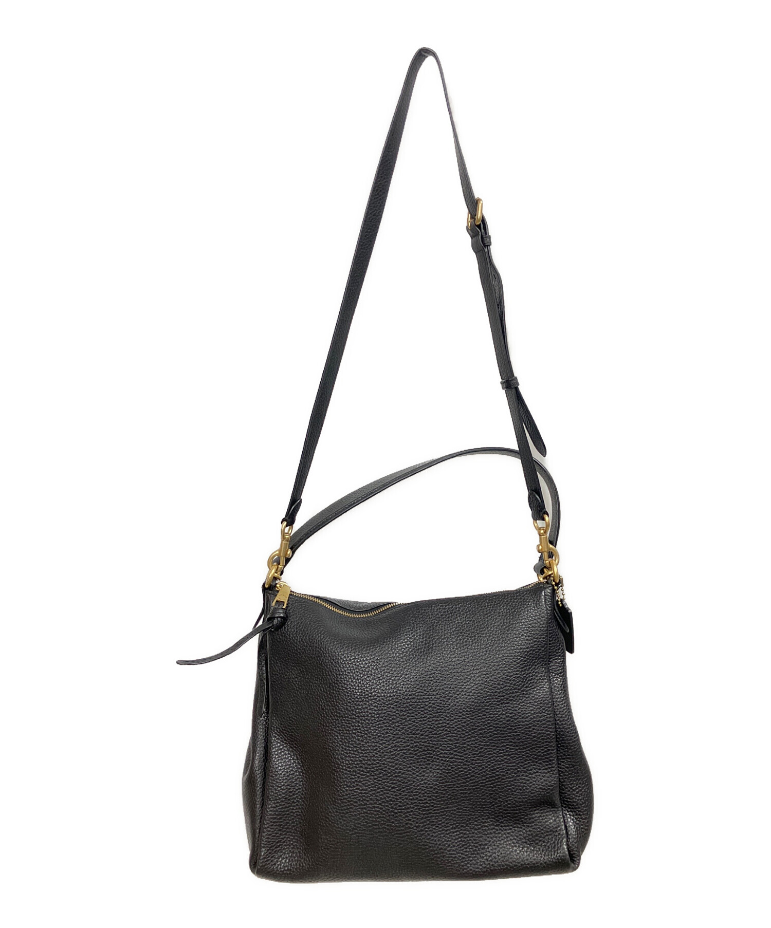美品◆coach◆2wayバッグ 中古・古着通販】COACH (コーチ) 2WAYバッグ ブラック｜ブランド・古着