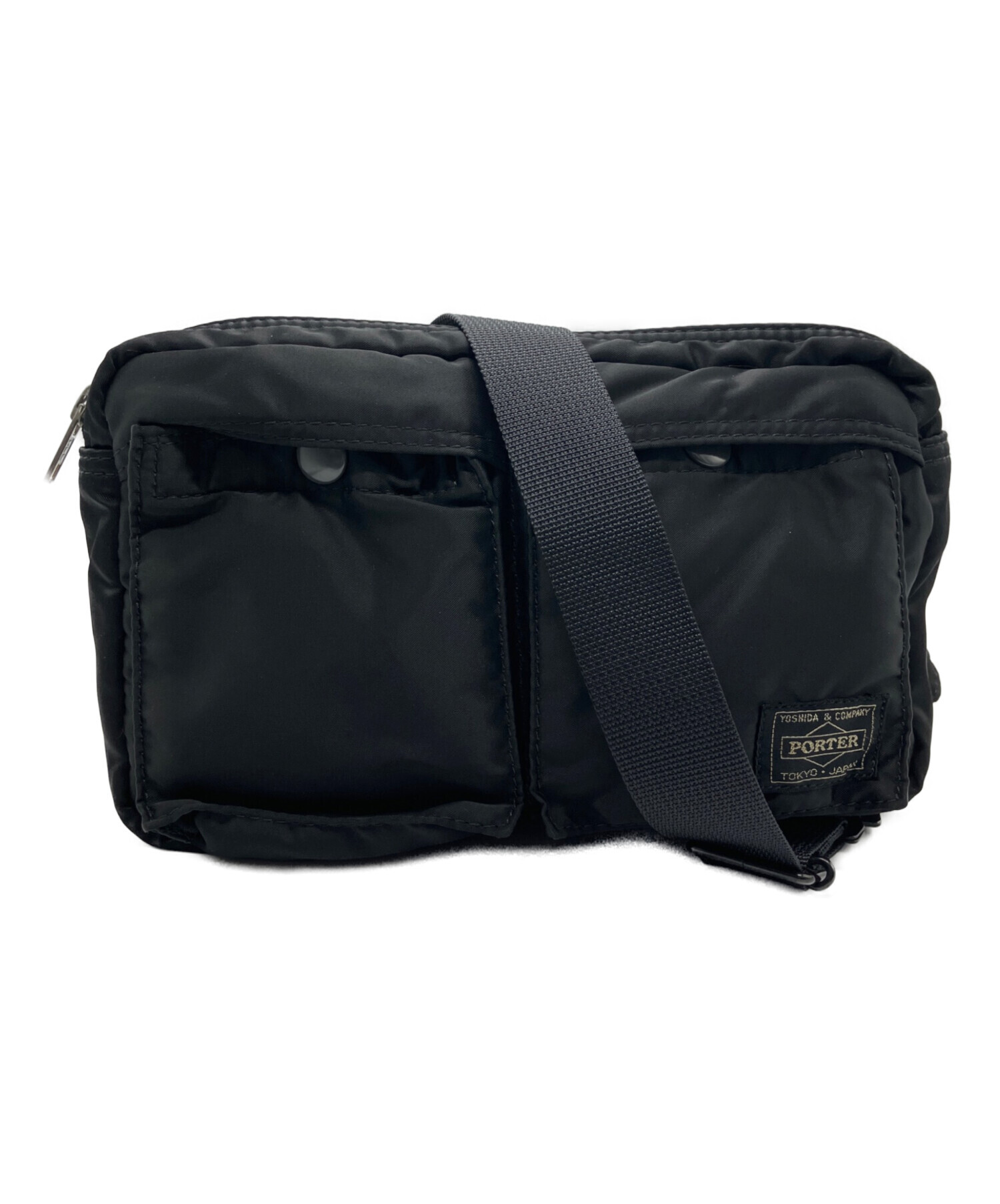 中古・古着通販】PORTER (ポーター) タンカー WAIST BAG ブラック