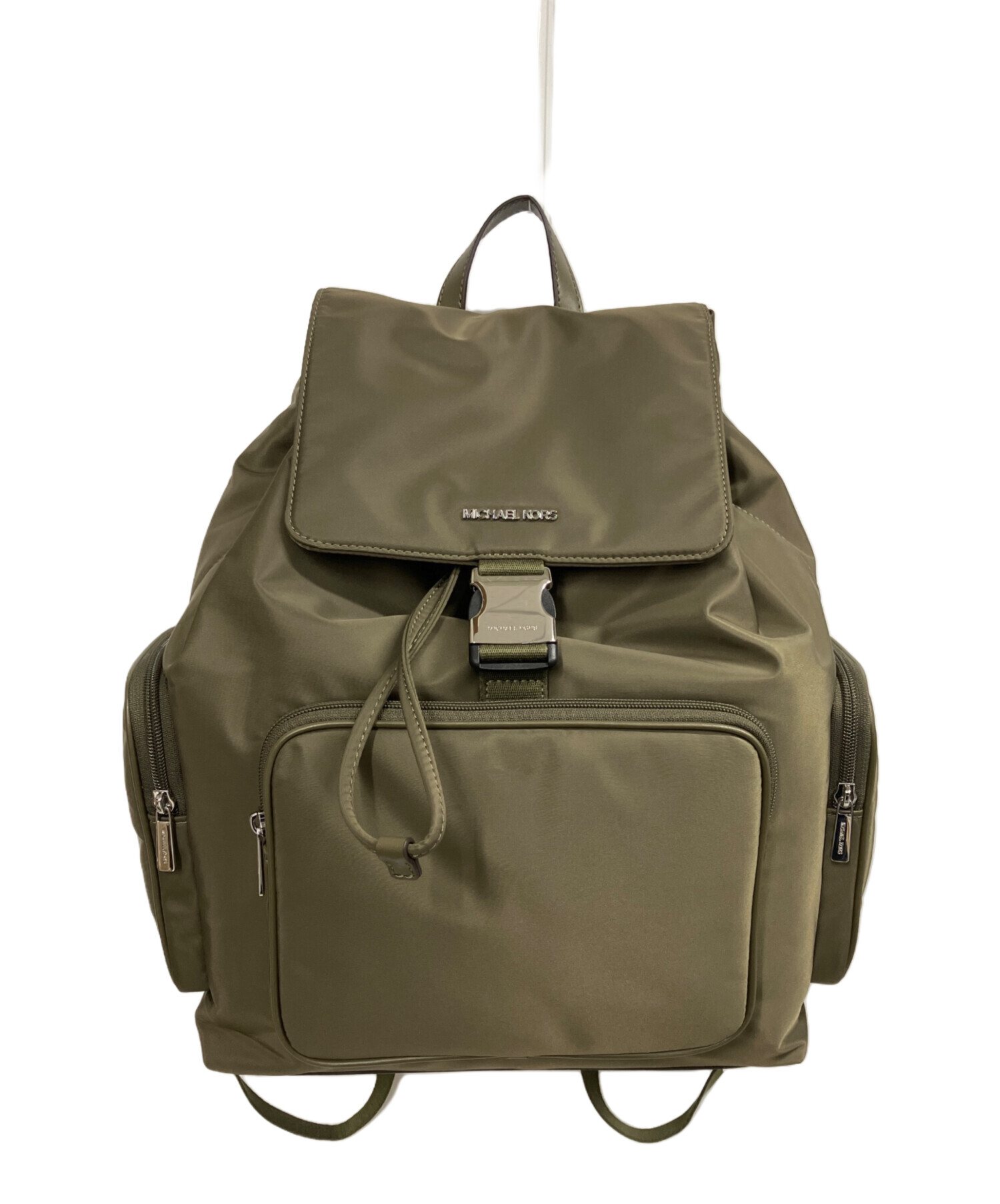 【最終値下げ】MICHAEL KORS マイケルコース リュック グリーン系 中古・古着通販】MICHAEL KORS (マイケルコース) リュック オリーブ