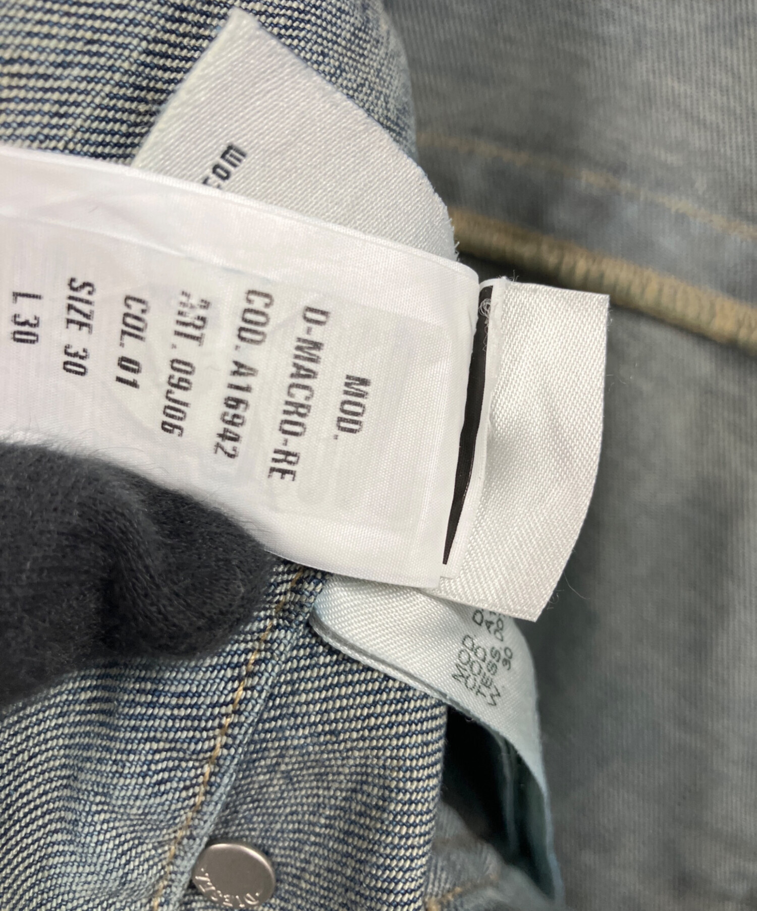 中古・古着通販】DIESEL (ディーゼル) D-MACRO-RE デニムパンツ 