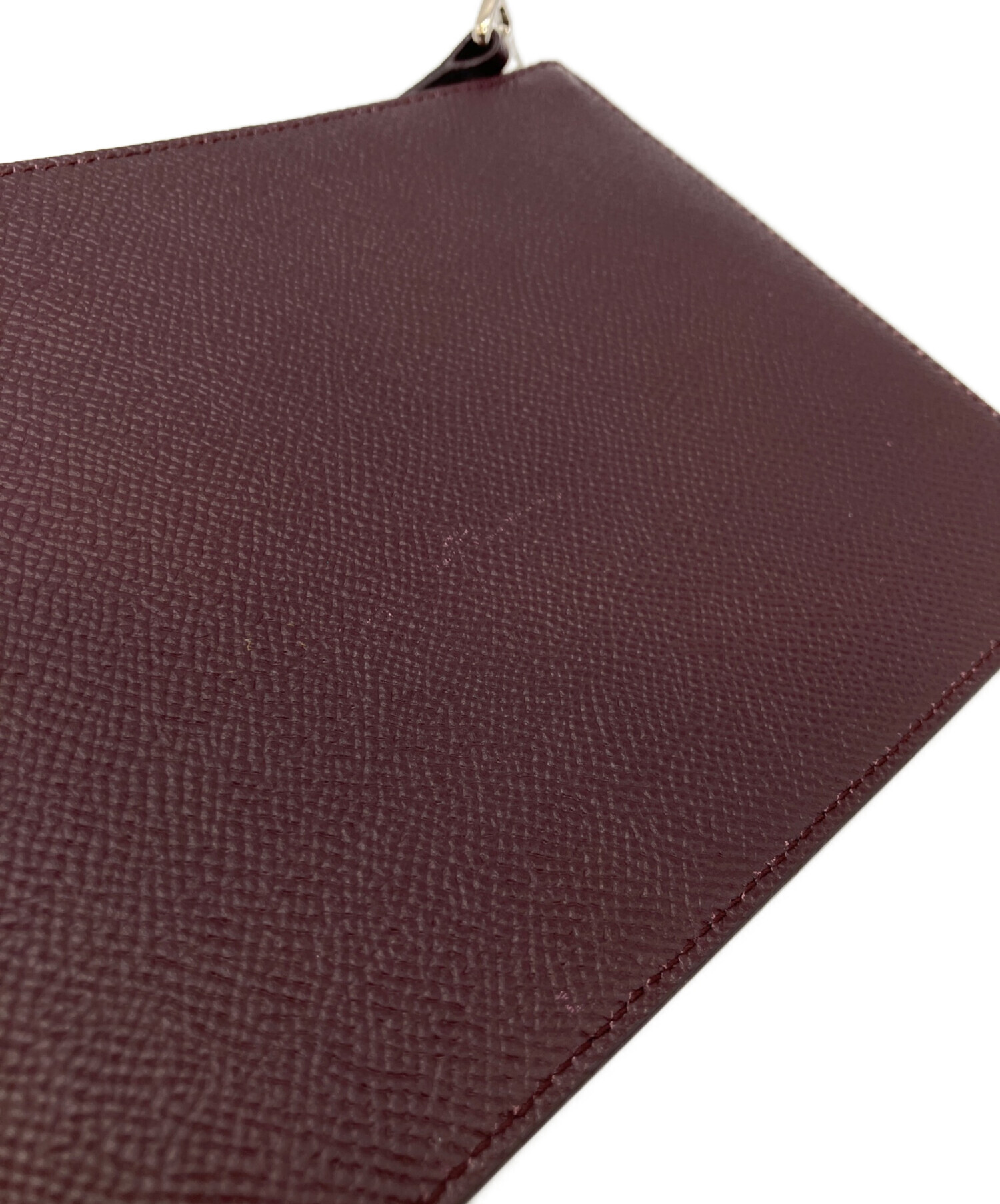 中古・古着通販】dunhill (ダンヒル) クラッチバッグ ブラウン×カーキ 