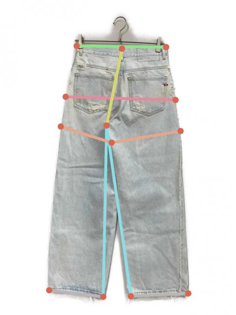 中古・古着通販】DIESEL (ディーゼル) ダメージ加工デニムパンツ