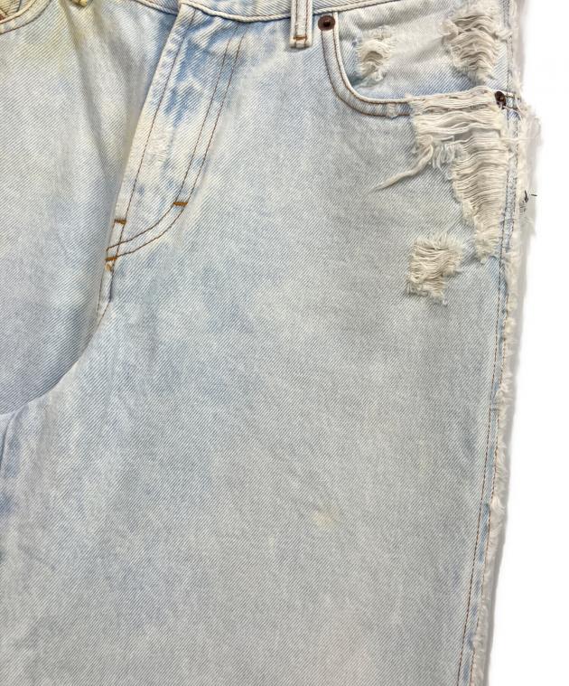 中古・古着通販】DIESEL (ディーゼル) ダメージ加工デニムパンツ