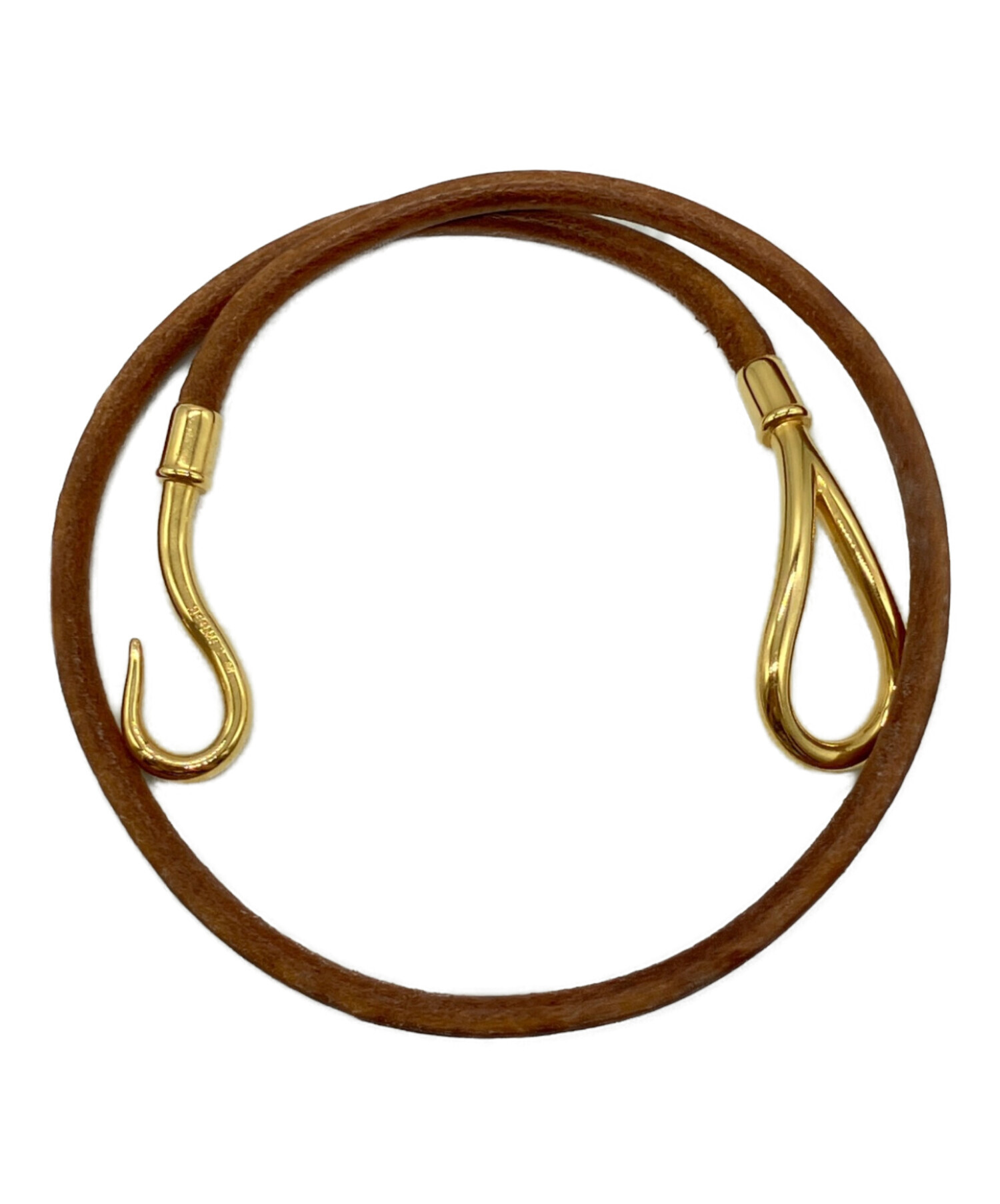 中古・古着通販】HERMES (エルメス) チョーカー ブラウン｜ブランド