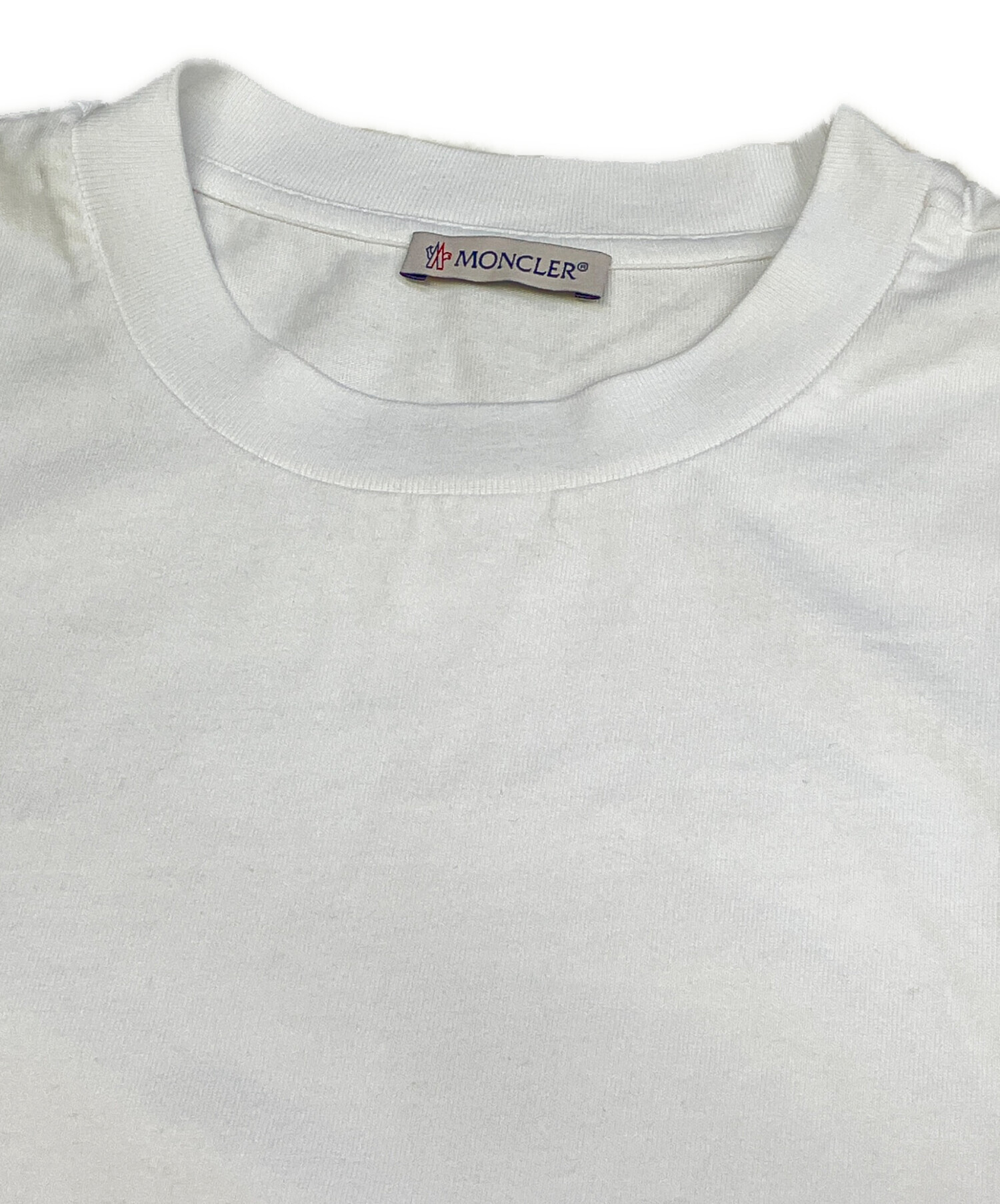 中古・古着通販】MONCLER (モンクレール) 半袖カットソー ホワイト 