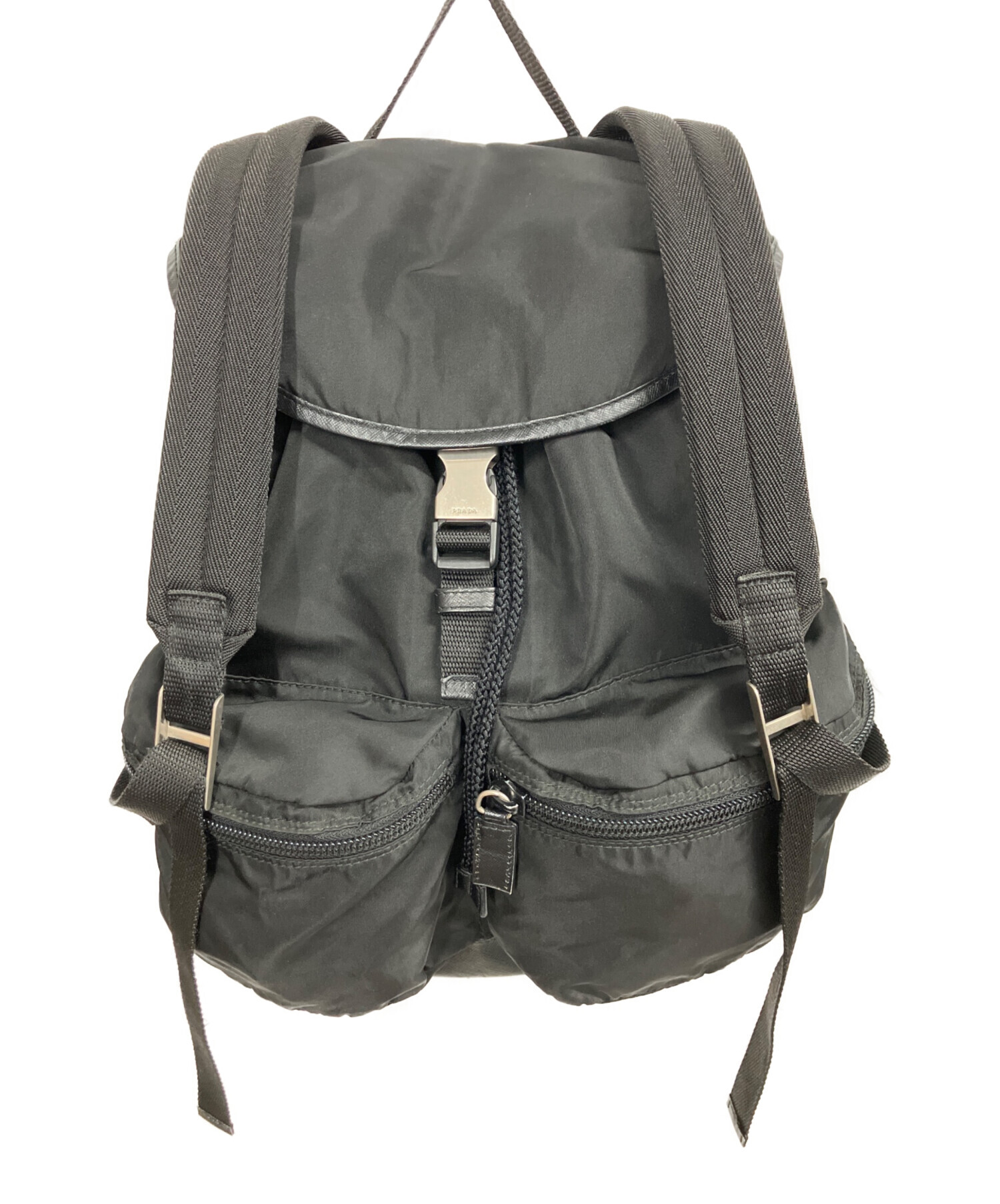 PRADAリュック　USEDジャンク 中古・古着通販】PRADA (プラダ) バックパック ブラック｜ブランド