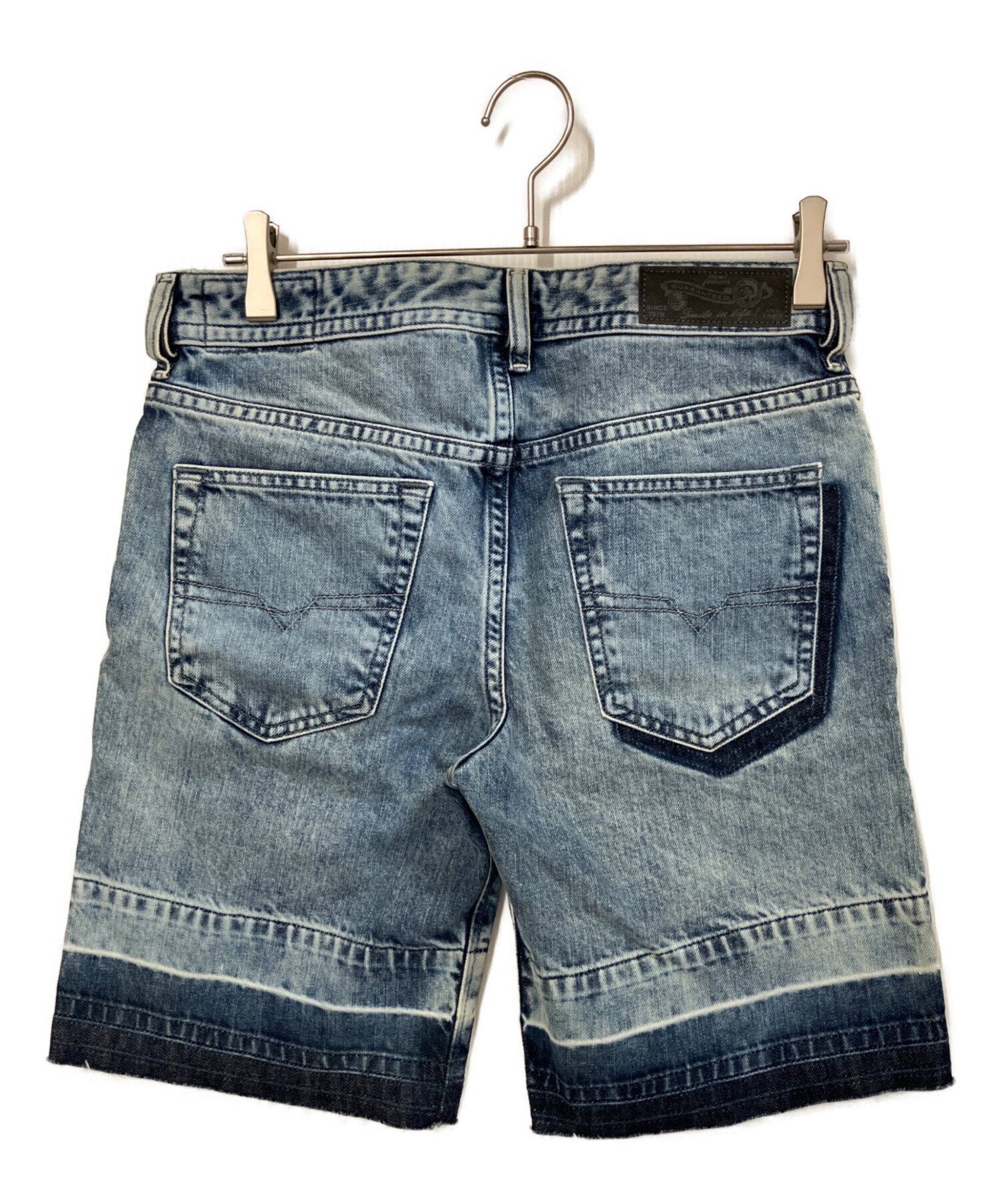 DIESEL フェイクデニム　ハーフパンツ　サイズ28 中古・古着通販】DIESEL (ディーゼル) デニムハーフパンツ インディゴ
