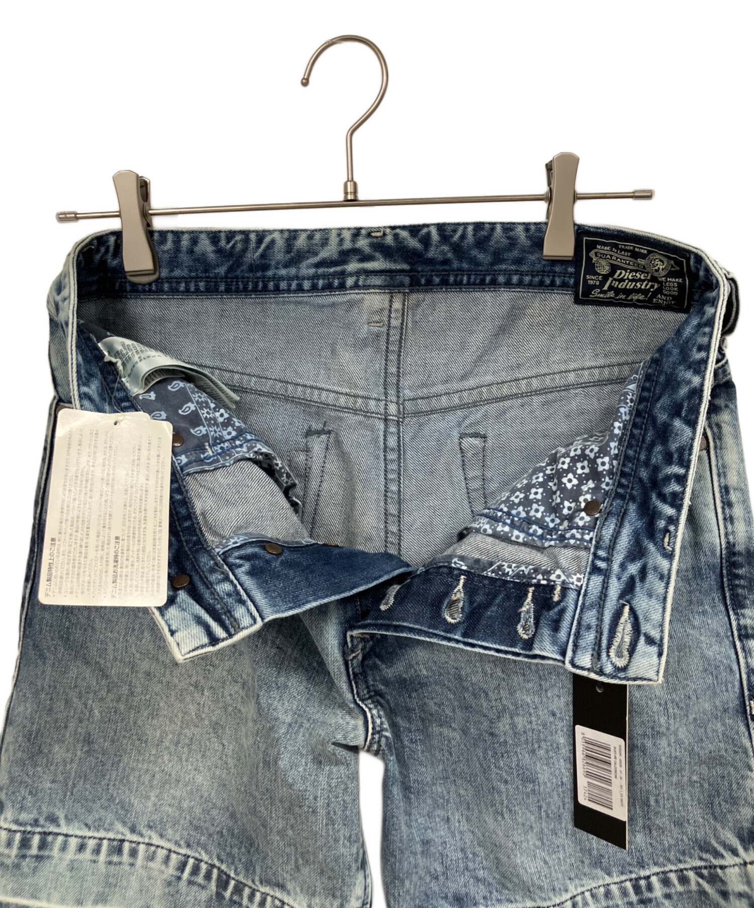 DIESEL フェイクデニム　ハーフパンツ　サイズ28 中古・古着通販】DIESEL (ディーゼル) デニムハーフパンツ インディゴ