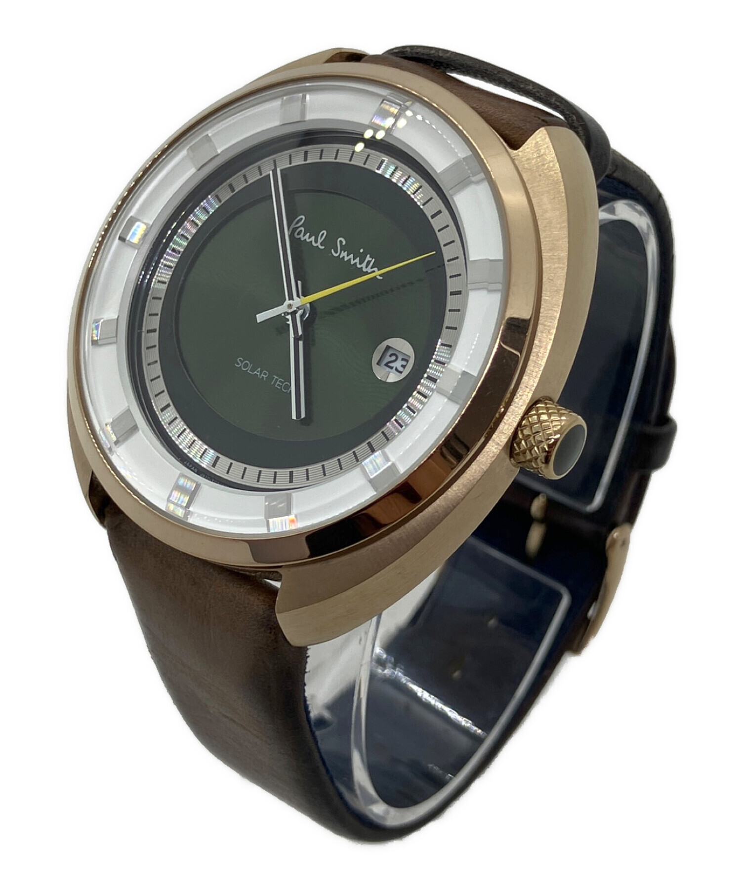 【中古】ポールスミス Paul Smith 中古・古着通販】PAUL SMITH (ポールスミス) ソーラー腕時計｜ブランド