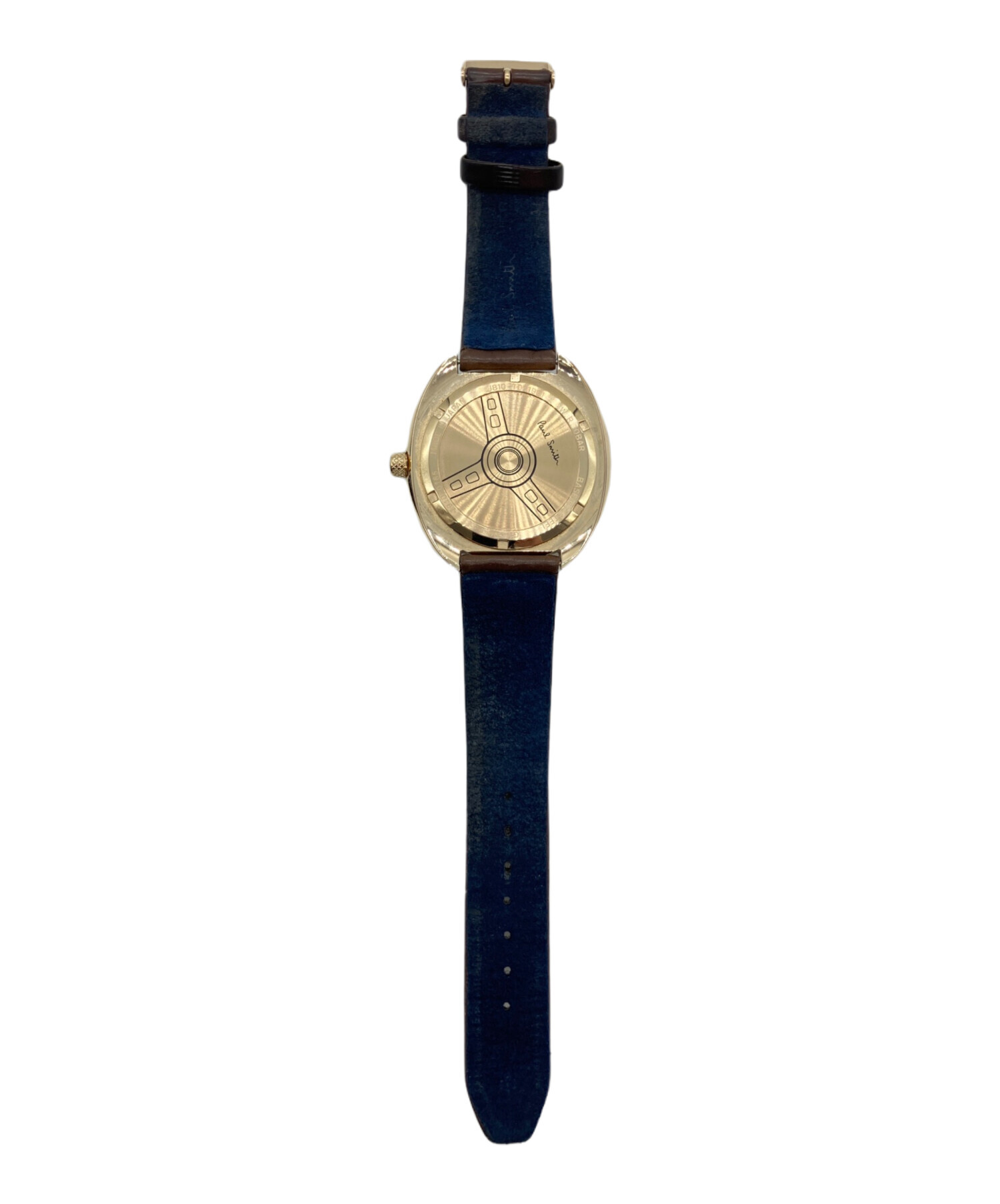 t*+様 【ポールスミス】ソーラー電波腕時計・レザーベルト　中古 中古・古着通販】PAUL SMITH (ポールスミス) ソーラー腕時計｜ブランド