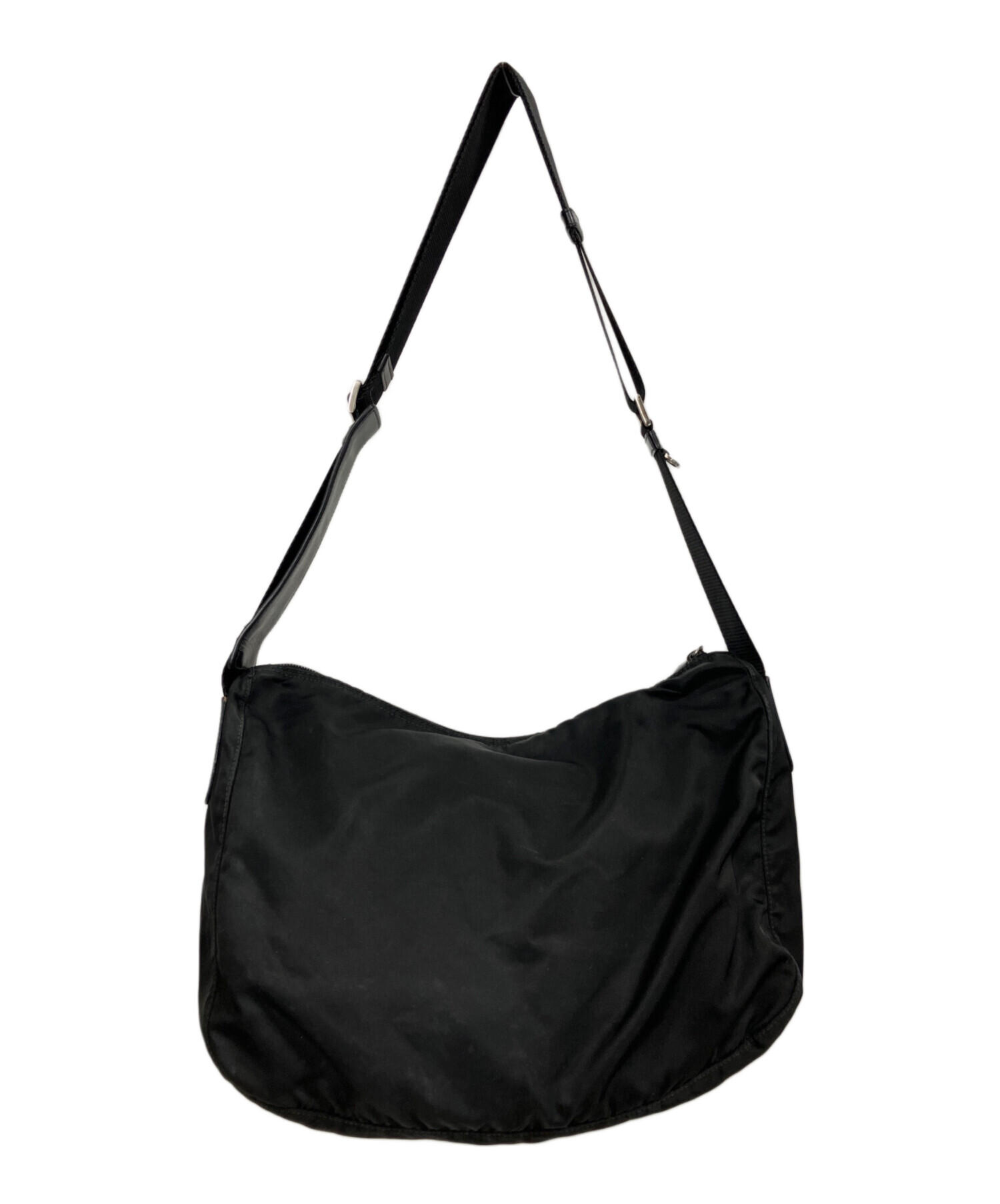 PRADA ブラック ショルダーバッグ　確実正規品 中古・古着通販】PRADA (プラダ) ショルダーバッグ ブラック｜ブランド