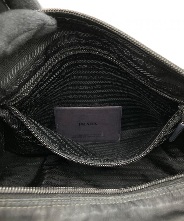 中古・古着通販】PRADA (プラダ) ショルダーバッグ ブラック｜ブランド