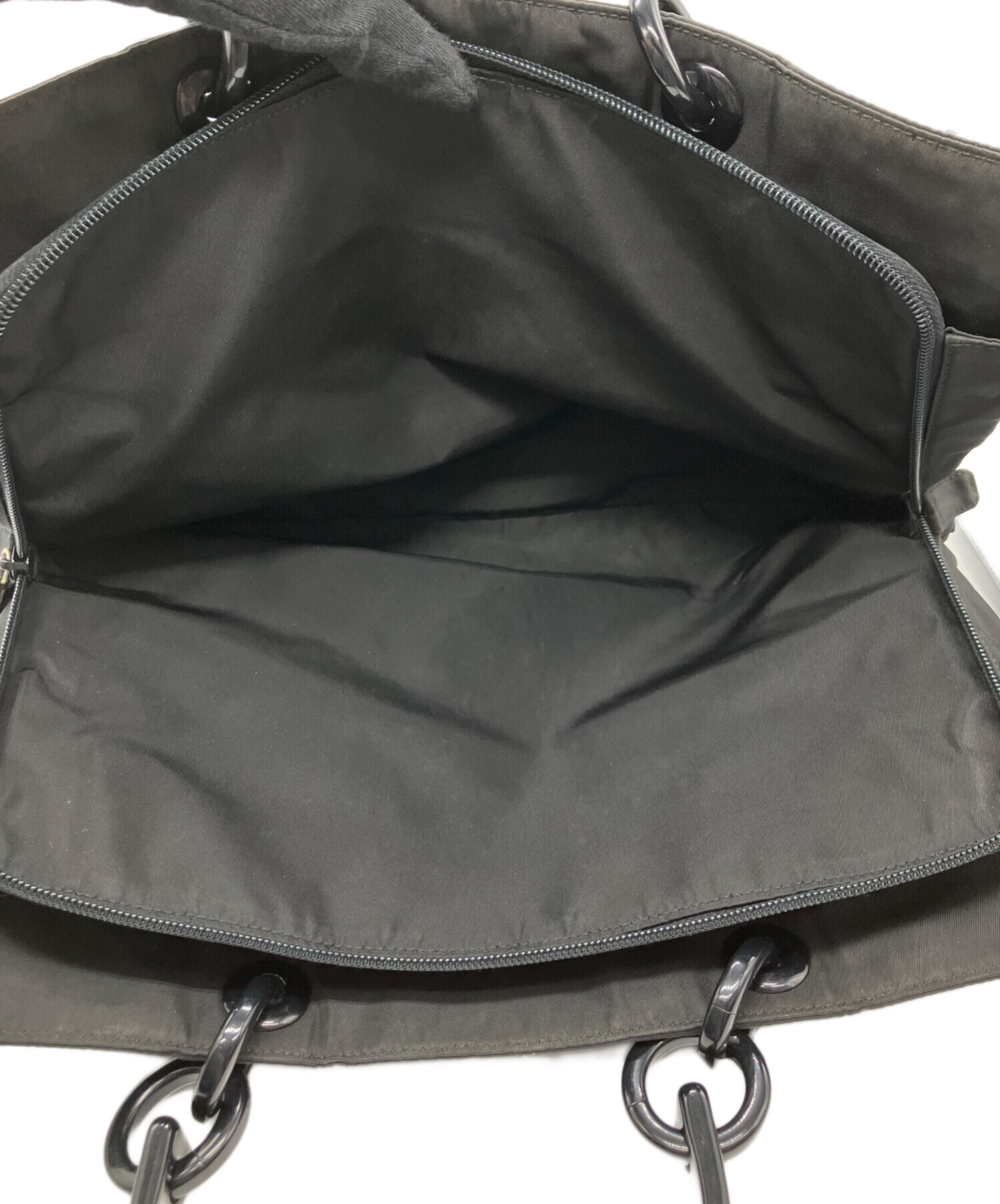 中古・古着通販】PRADA (プラダ) プラスチックチェーンハンドルトート