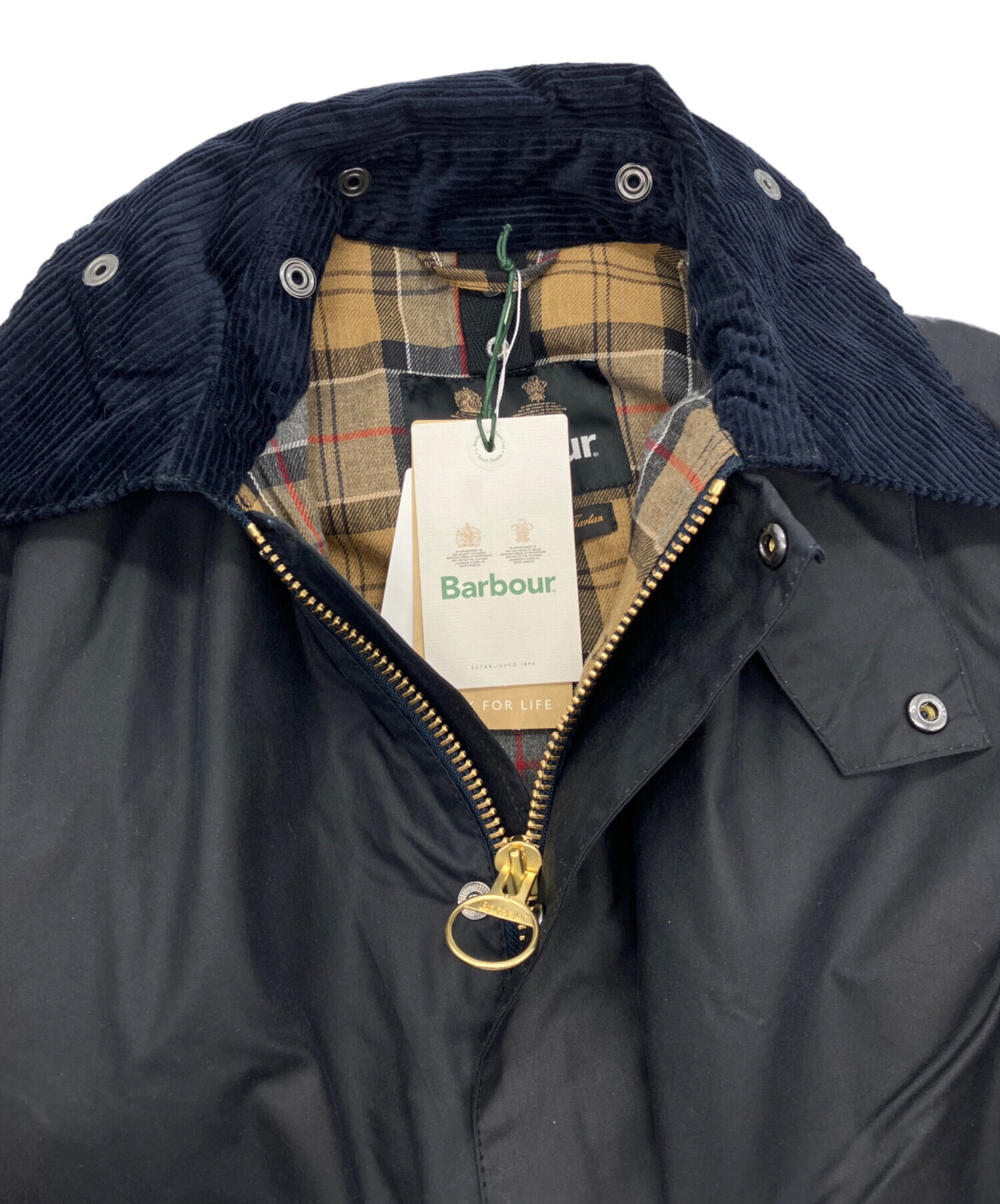 Barbour/バブアー OS Border 34 中古・古着通販】Barbour (バブアー) BORDER WAXED COTTON / ワックス