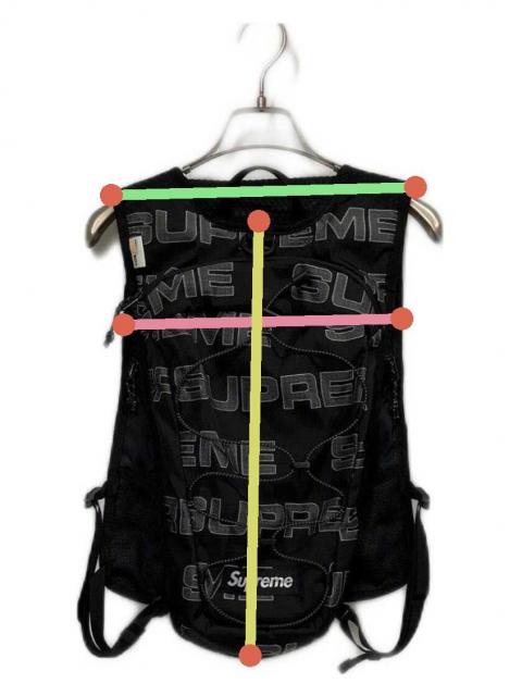 即日発送 極美品 SUPREME シュプリーム Pack Vest パックベスト 中古・古着通販】SUPREME (シュプリーム) Pack Vest Black ブラック